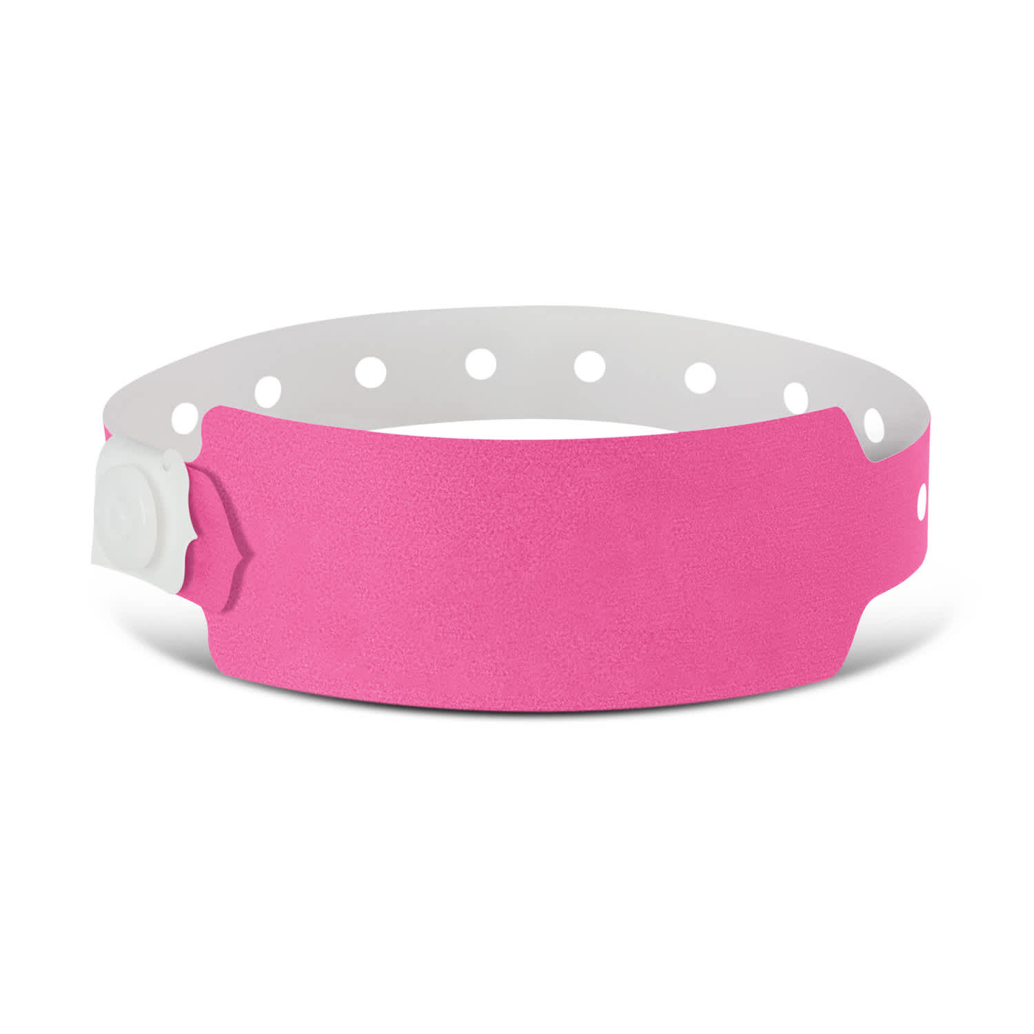 Plastic Event Wrist Band - 110889 Image Neon Pink