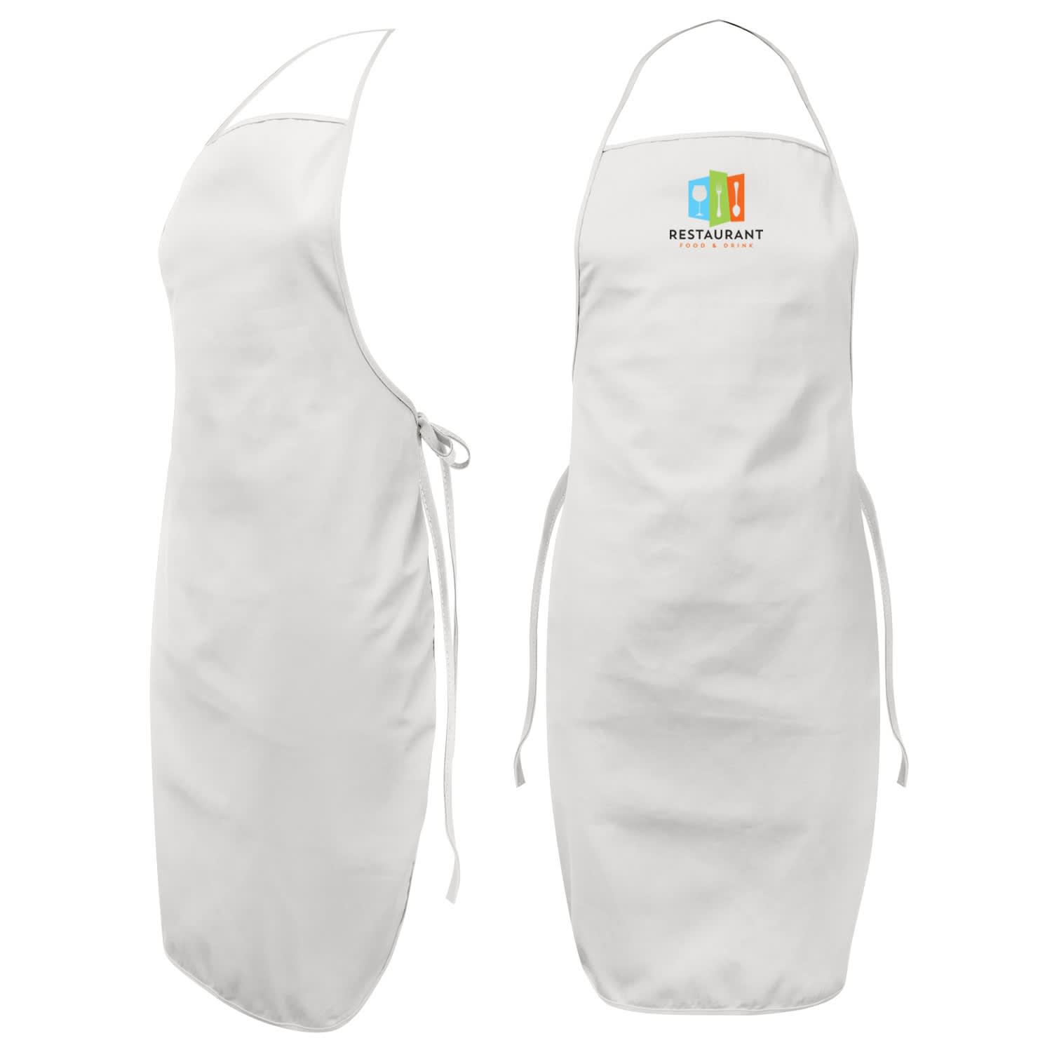 Ritz Bib Apron - 111802 Image White