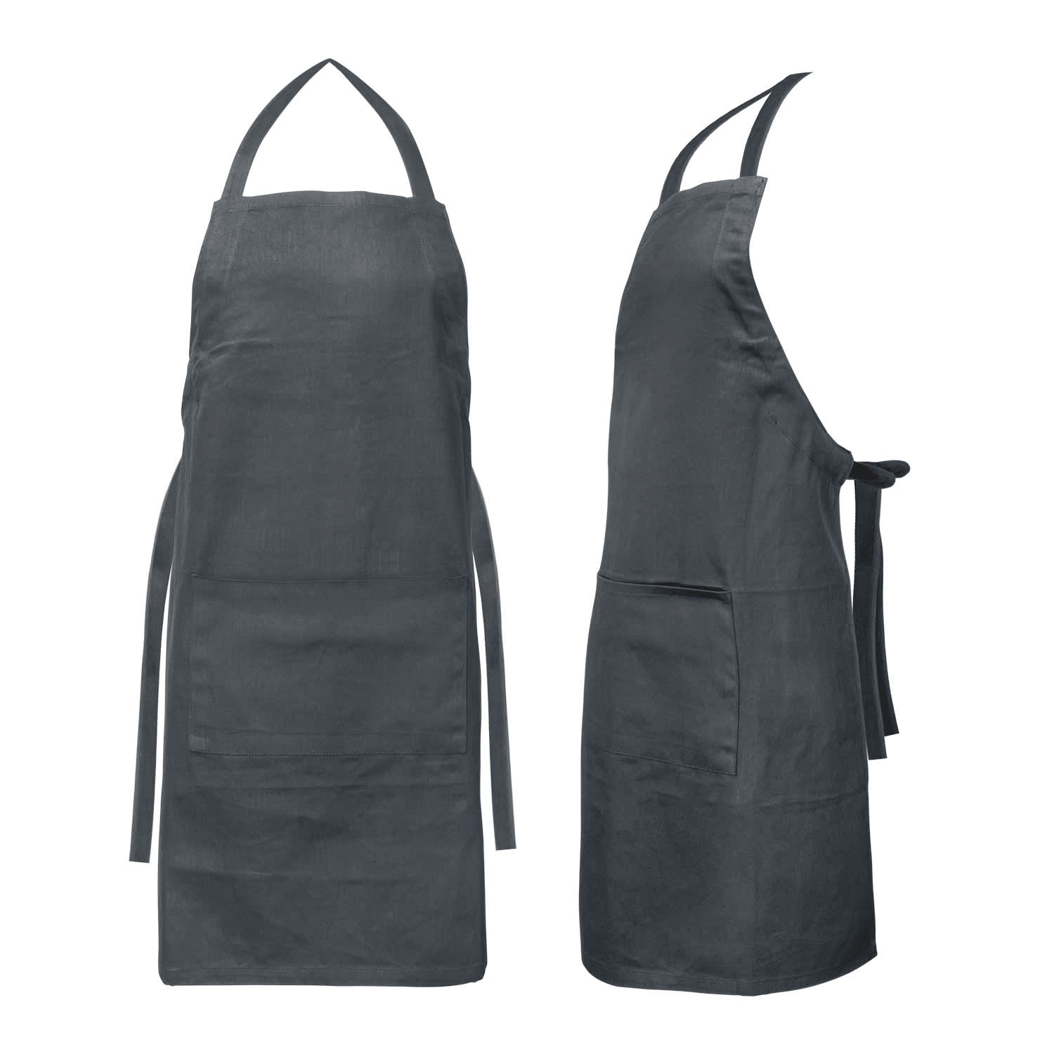 Savoy Bib Apron - 111803 Image Grey