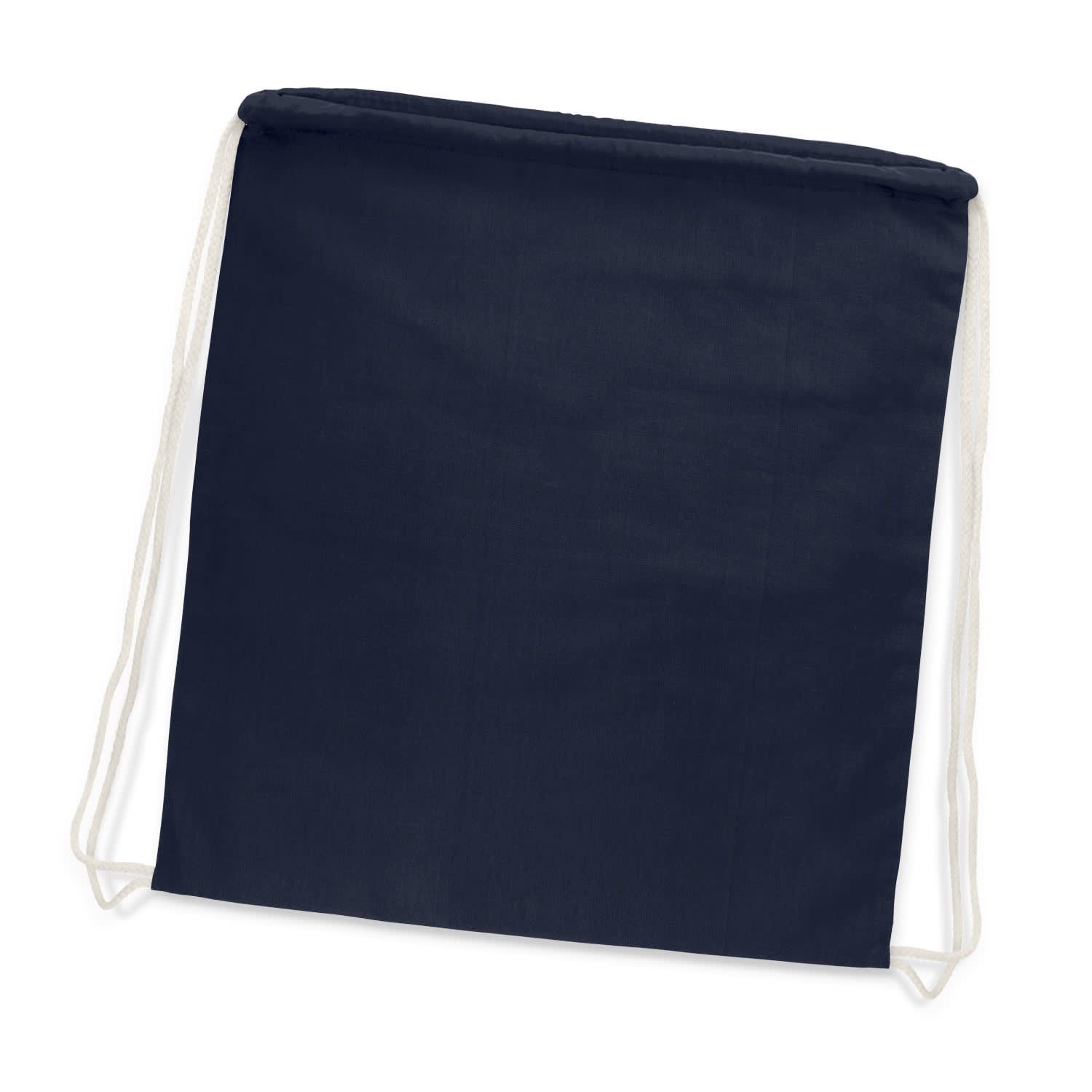 Cotton Drawstring Backpack - 111804 Image Navy