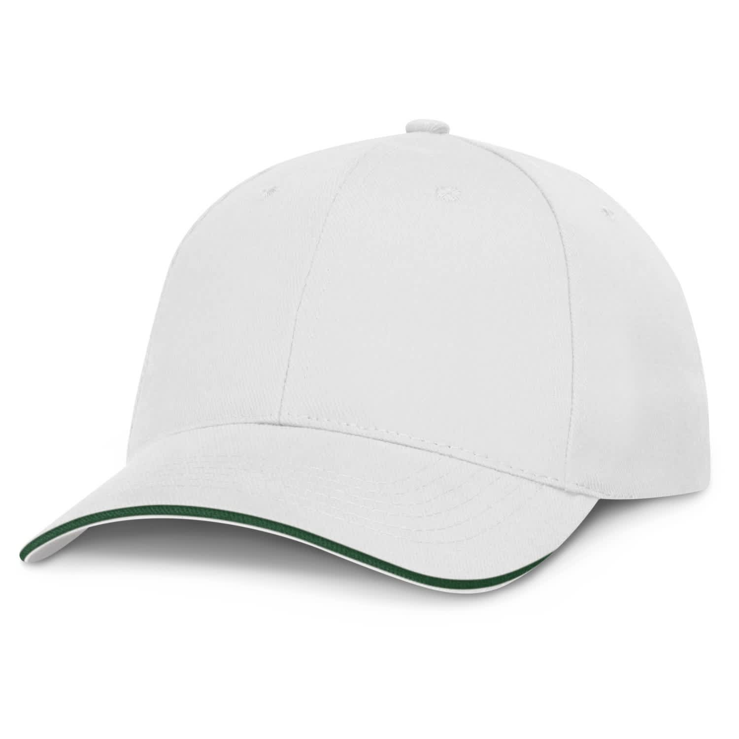Swift Cap - White - 112563 Image White/Dark Green