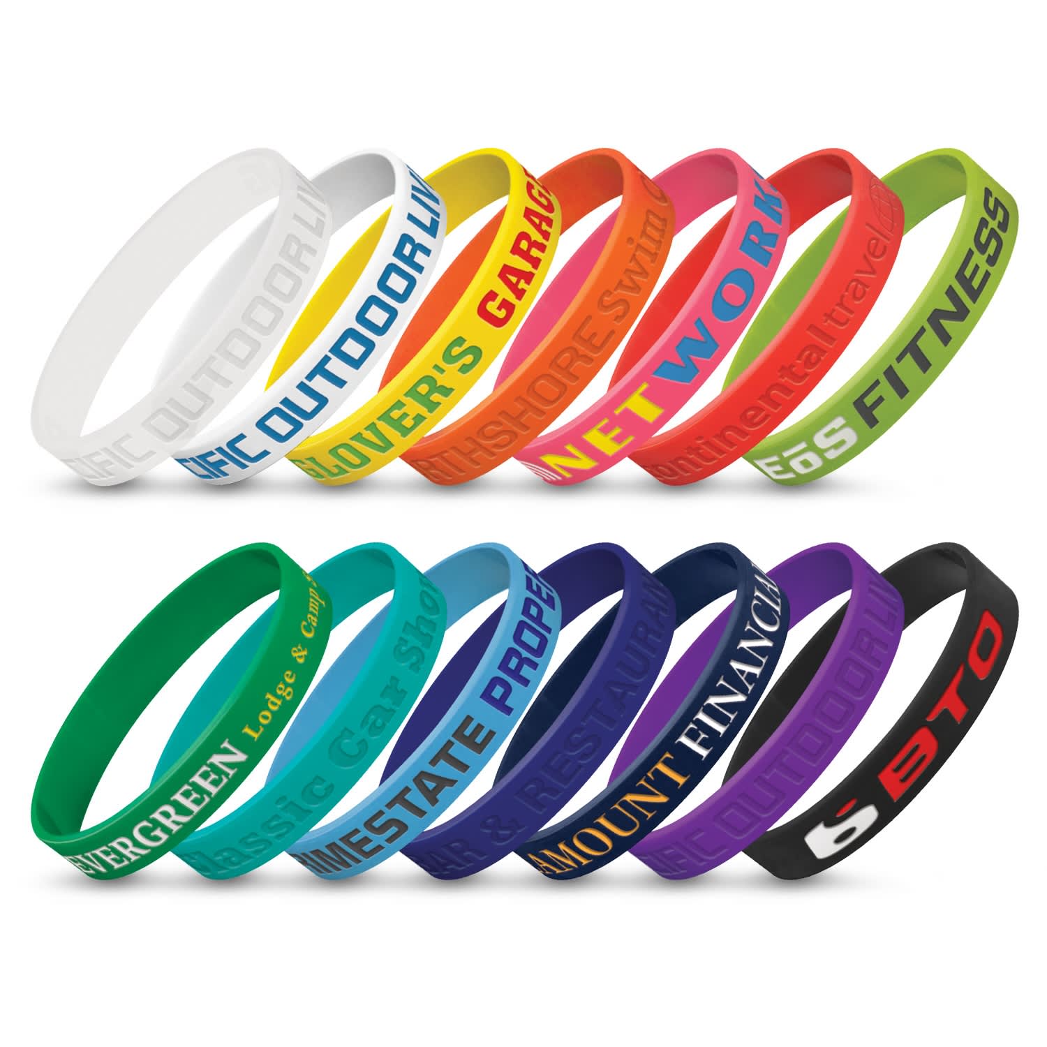 Silicone Wrist Band - Debossed | Branded Wrist Band | Printed Wrist Band NZ | Trends Collection | Withers & Co