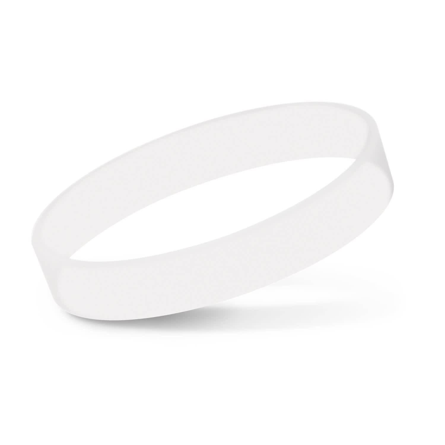Silicone Wrist Band - Debossed - 112805 Image Clear