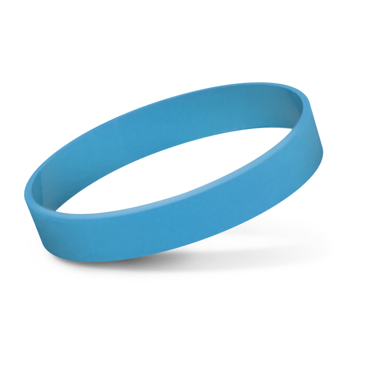Silicone Wrist Band - Debossed - 112805 Image Light Blue