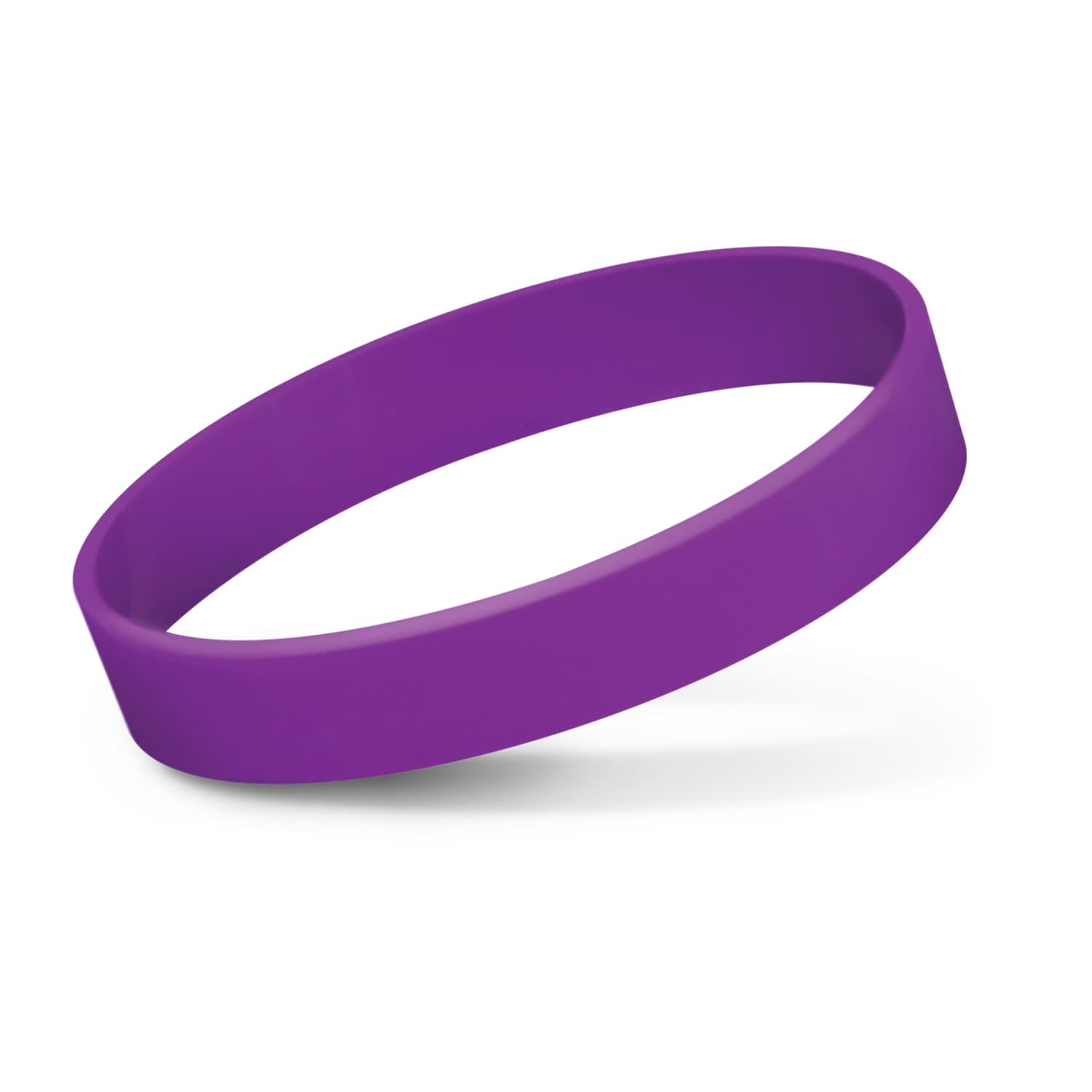 Silicone Wrist Band - Debossed - 112805 Image Purple