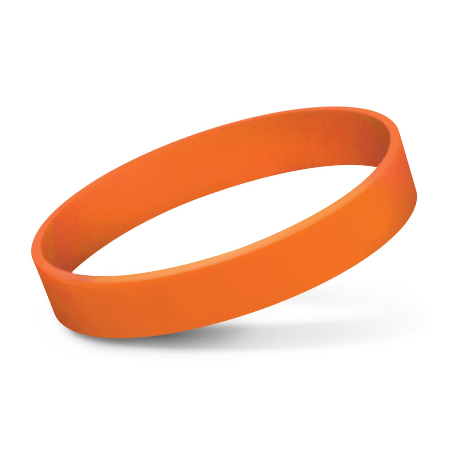 Silicone Wrist Band - Debossed - 112805 Image Orange