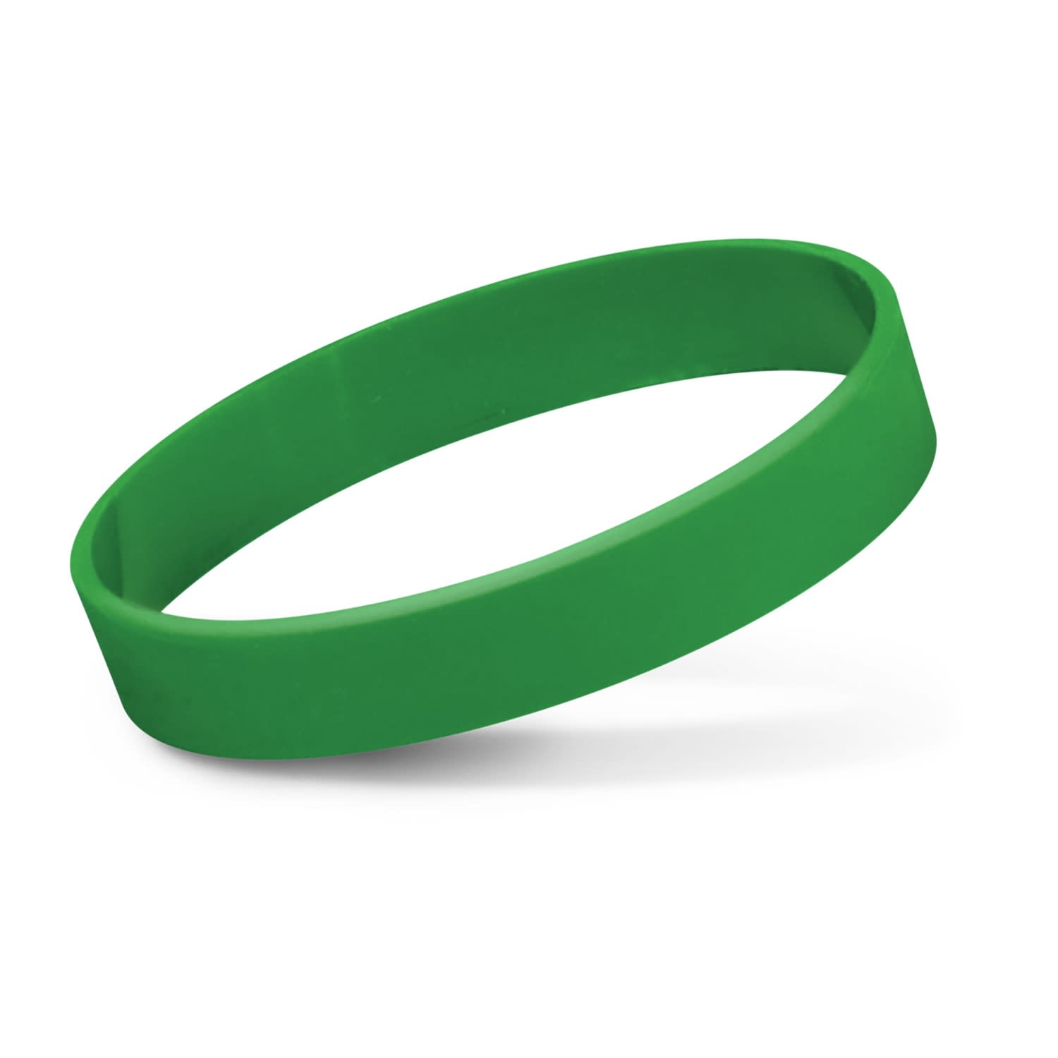 Silicone Wrist Band - Debossed - 112805 Image Dark Green