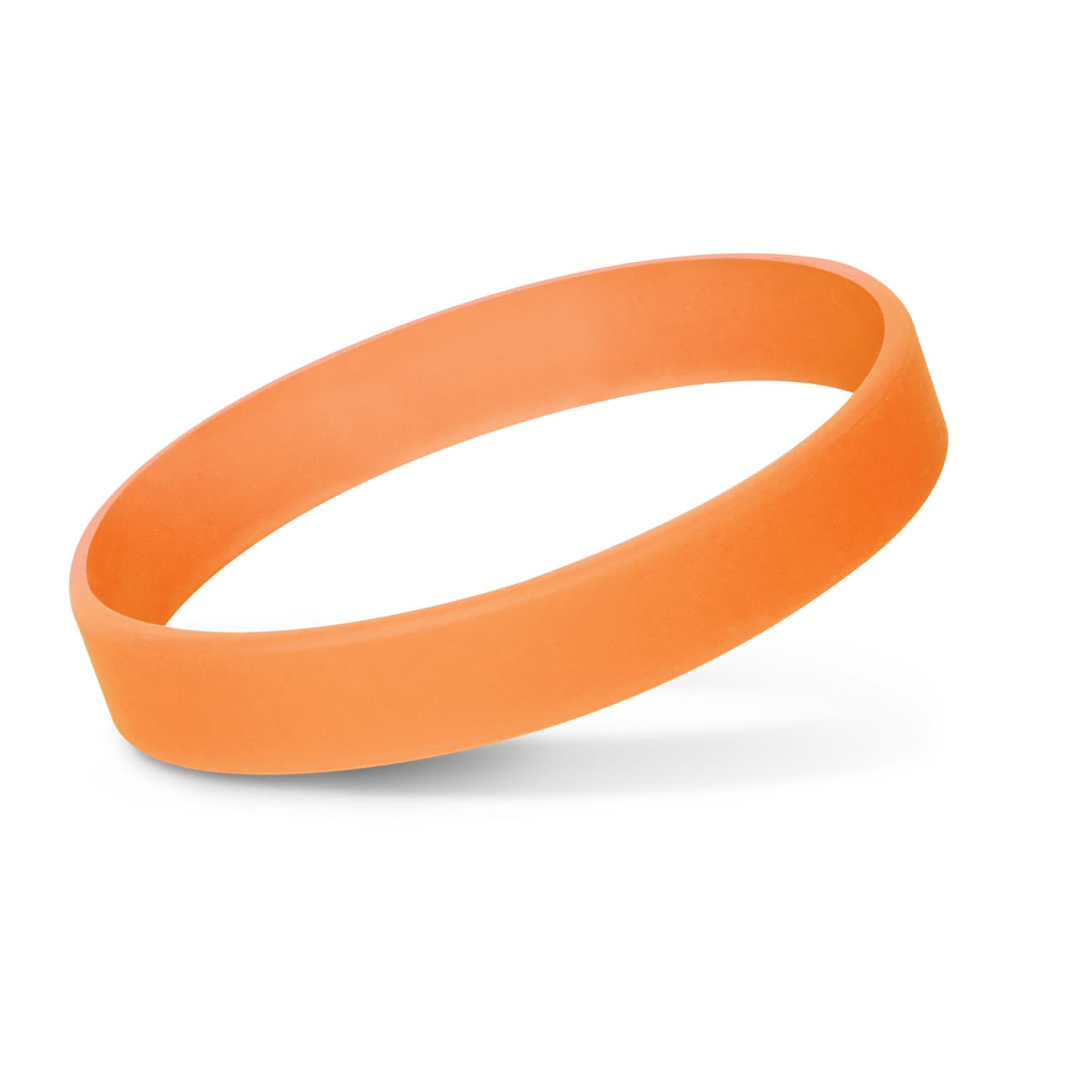 Silicone Wrist Band - Glow in the Dark - 112807 Image Orange