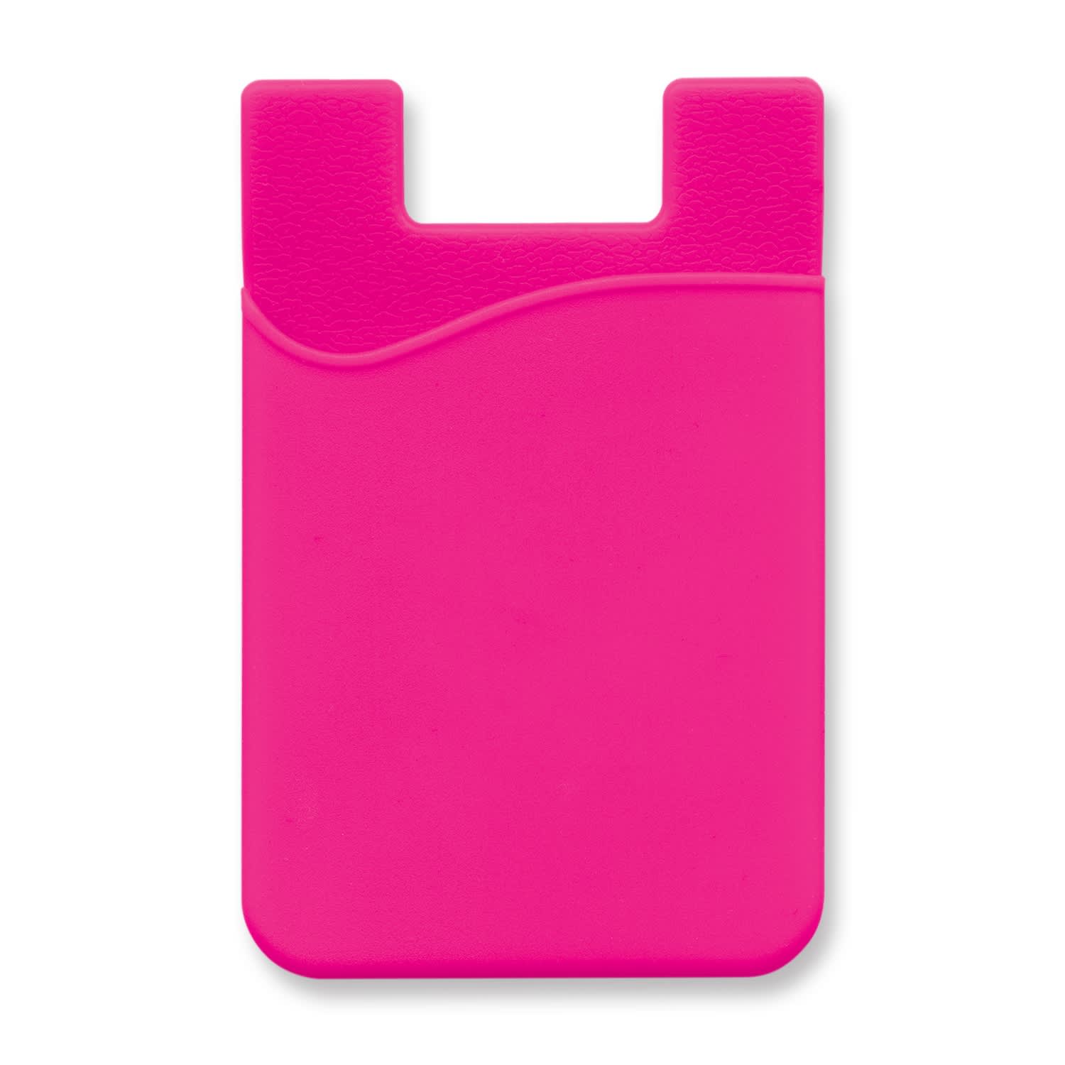 Silicone Phone Wallet - Full Colour - 112924 Image Pink