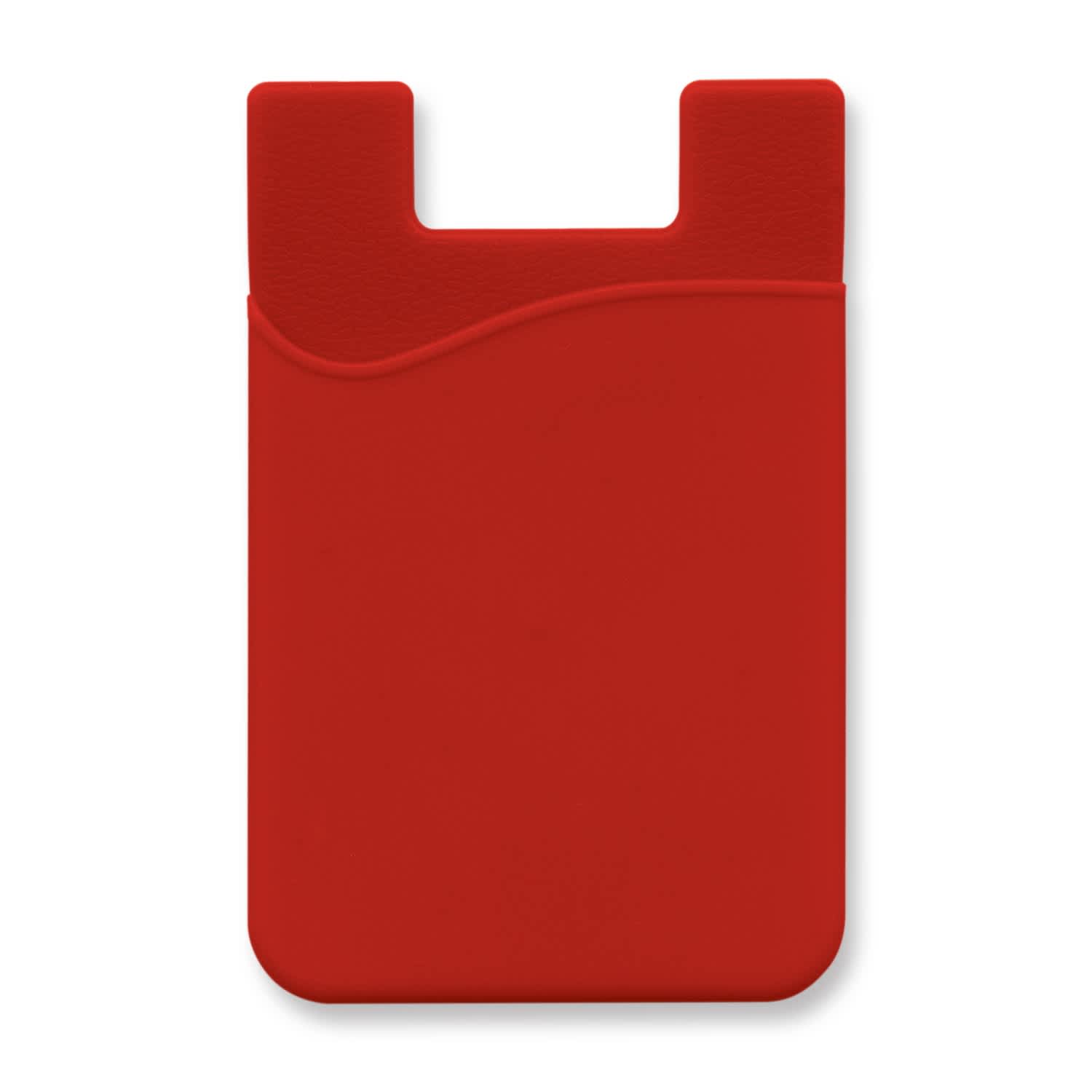 Silicone Phone Wallet - Full Colour - 112924 Image Red