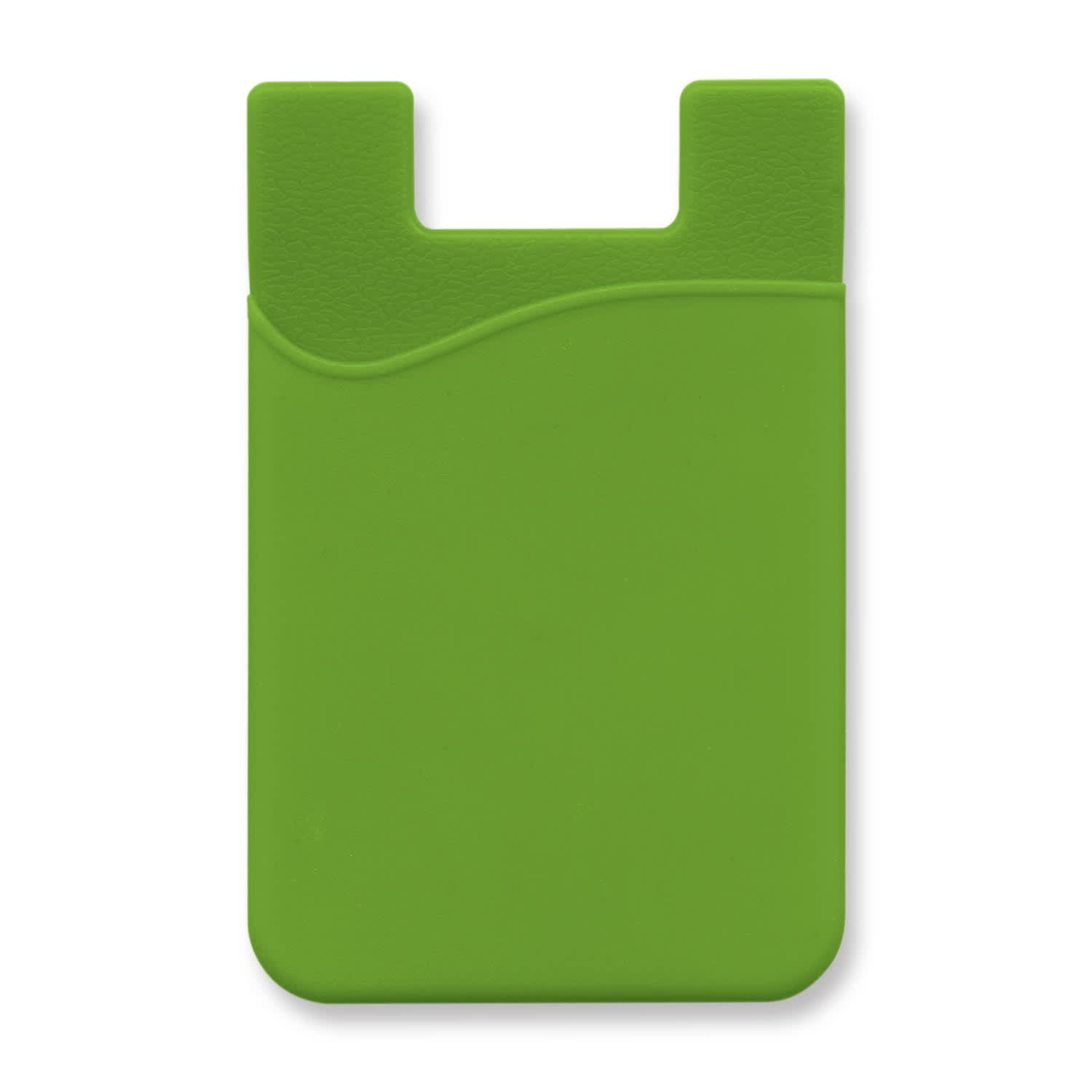 Silicone Phone Wallet - Full Colour - 112924 Image Bright Green
