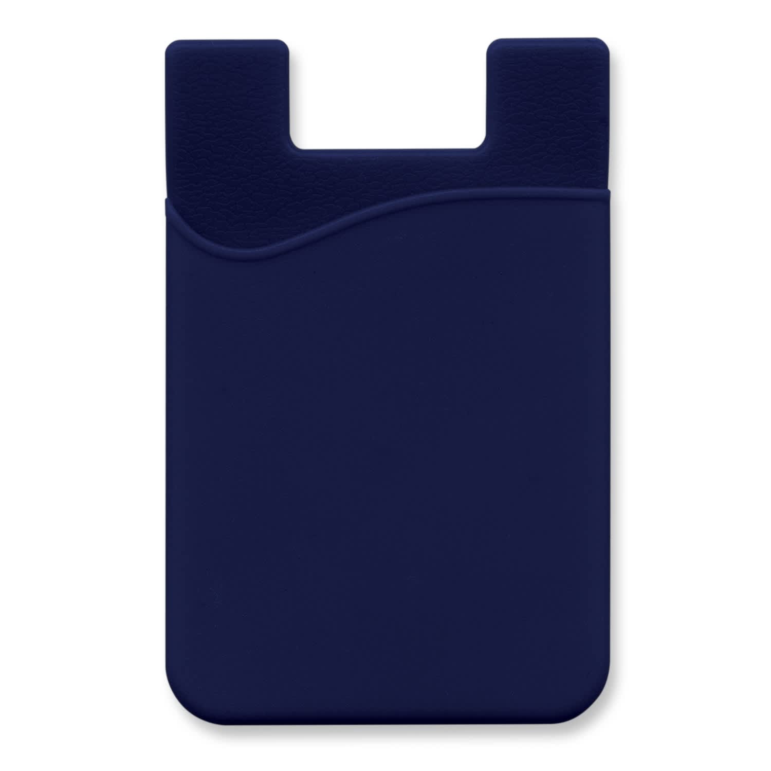Silicone Phone Wallet - Indent - 112928 Image Navy