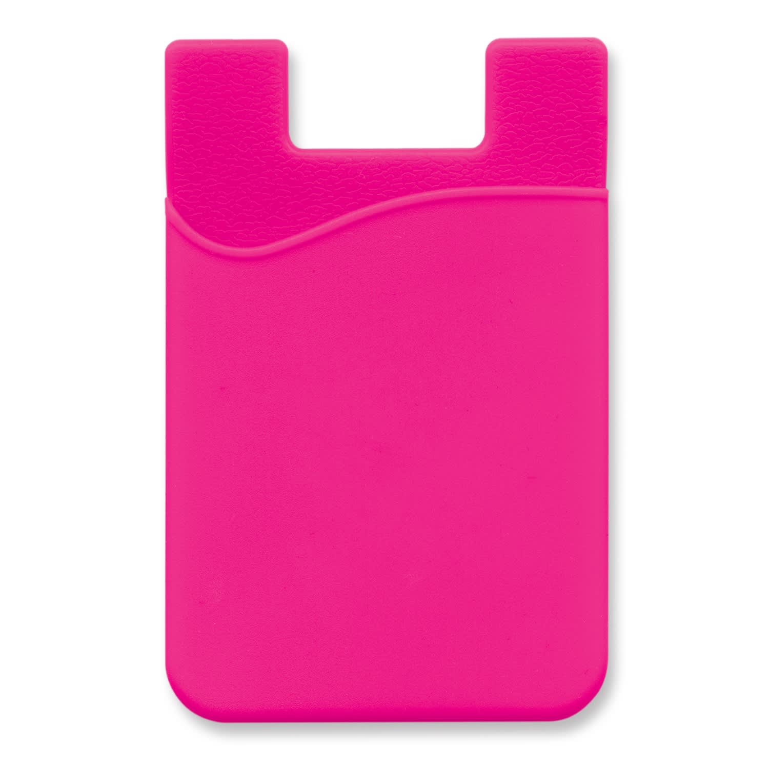 Silicone Phone Wallet - Indent - 112928 Image Pink