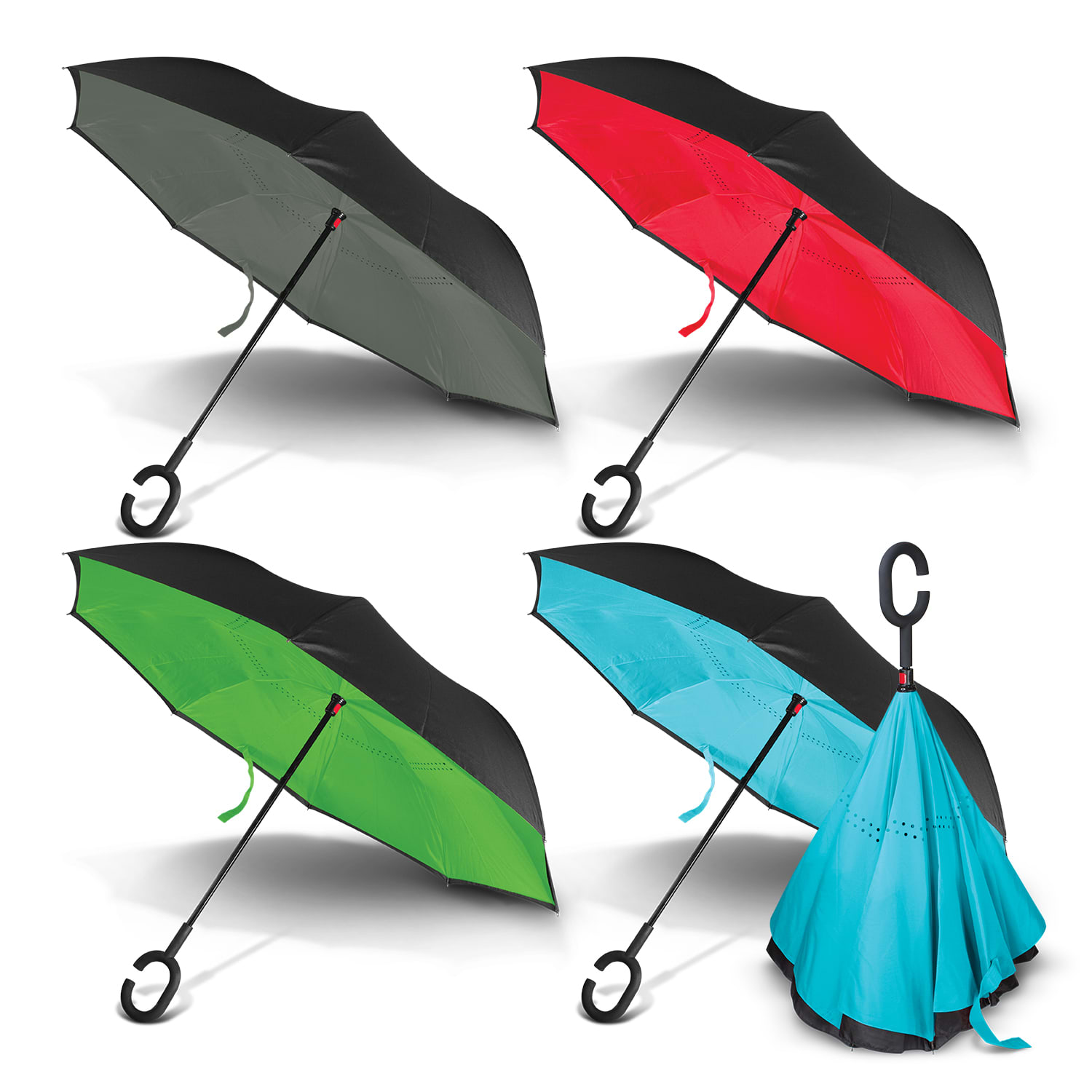 Gemini Inverted Umbrella | Personalised Golf Umbrella | Branded Umbrella NZ