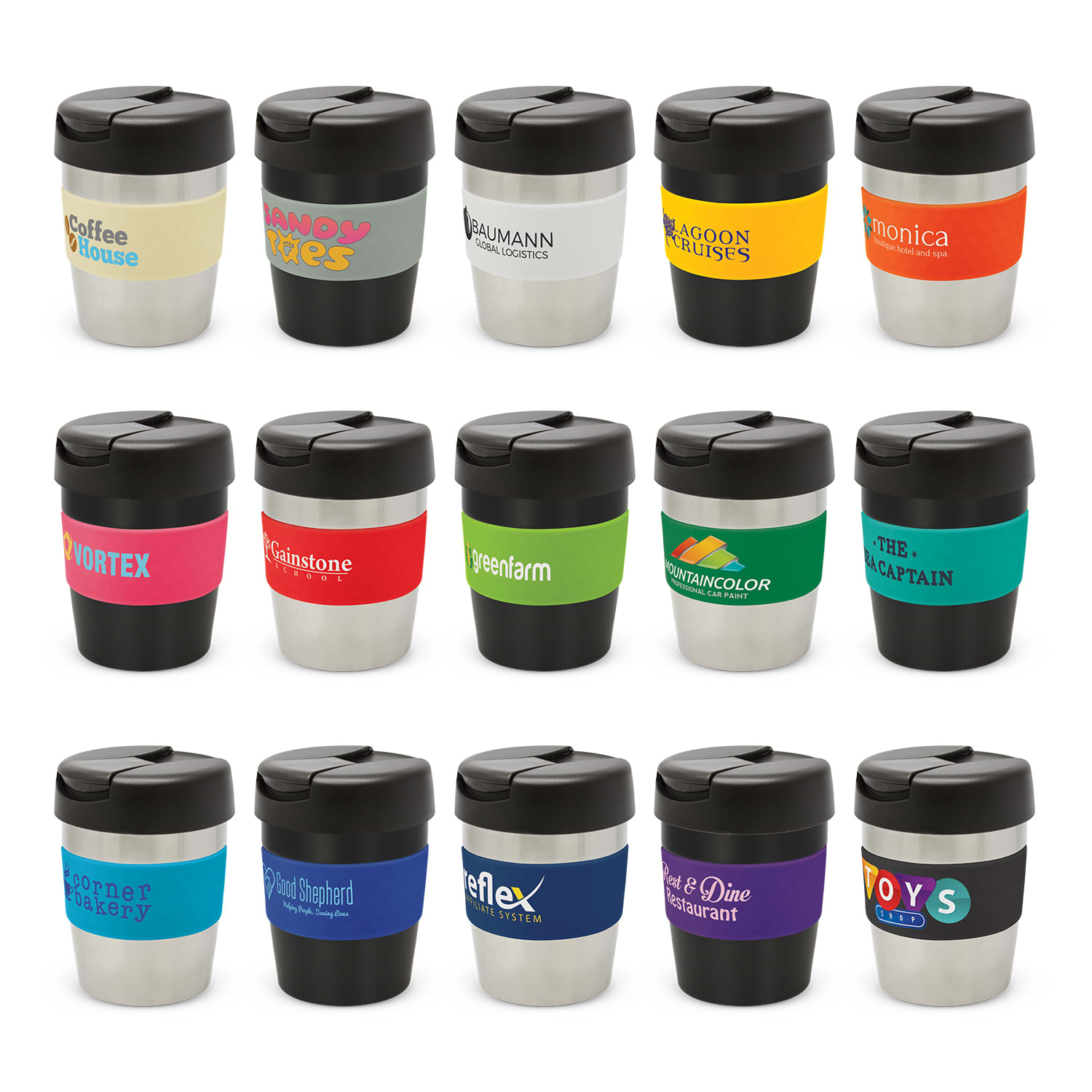 Java Vacuum Cup - 230ml | Branded Cup | Printed Cup NZ | Trends Collection | Withers & Co