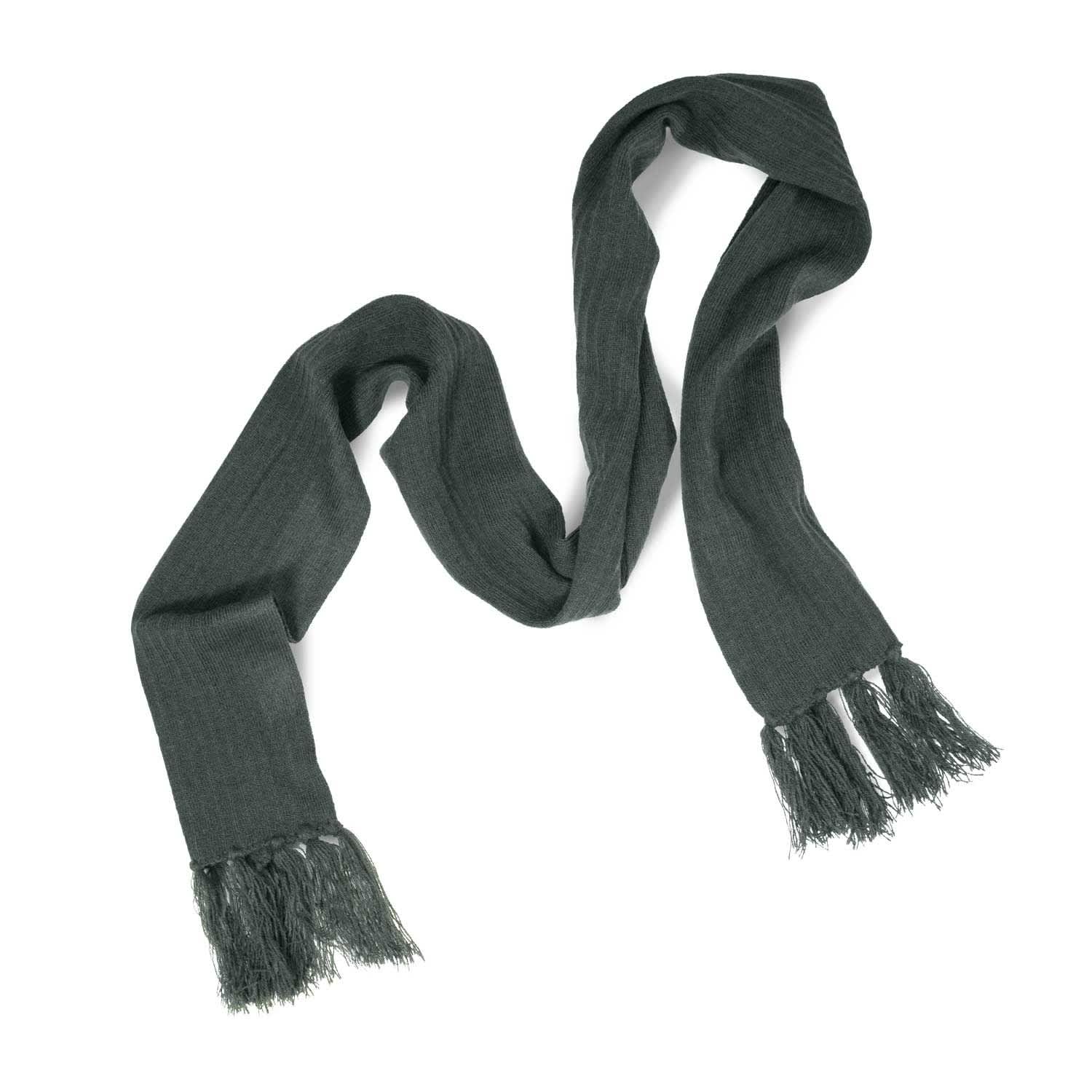 Nebraska Cable Knit Scarf - 113612 Image Charcoal