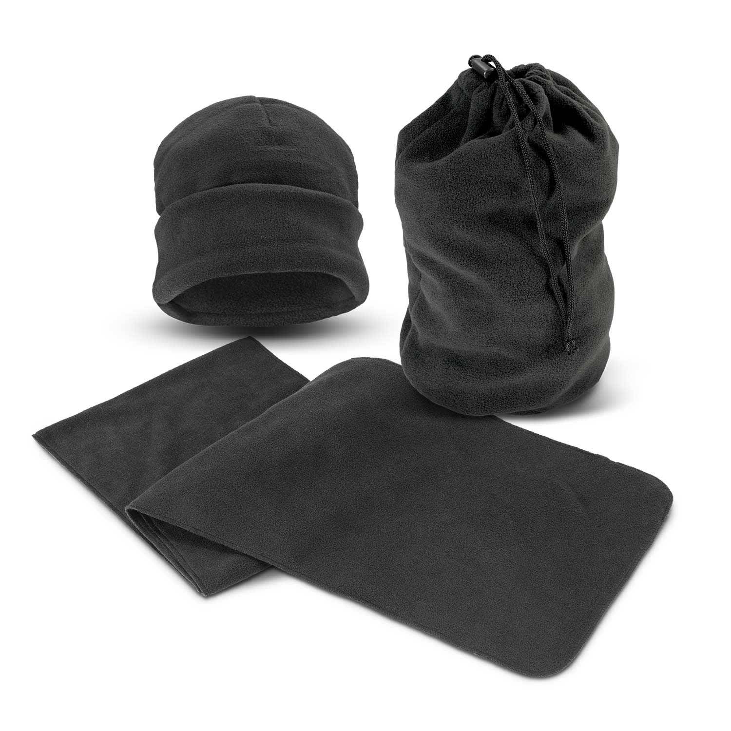 Seattle Scarf and Beanie Set - 113844 Image Black