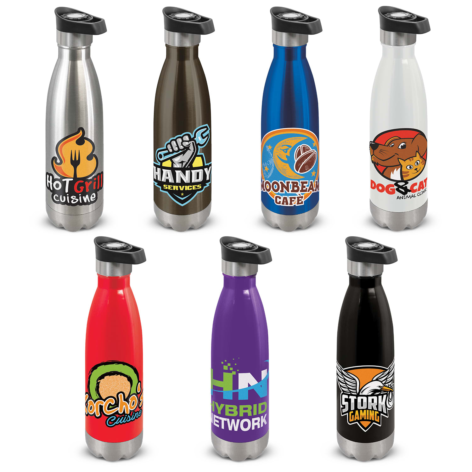 Mirage Vacuum Bottle - Push Button promotional product