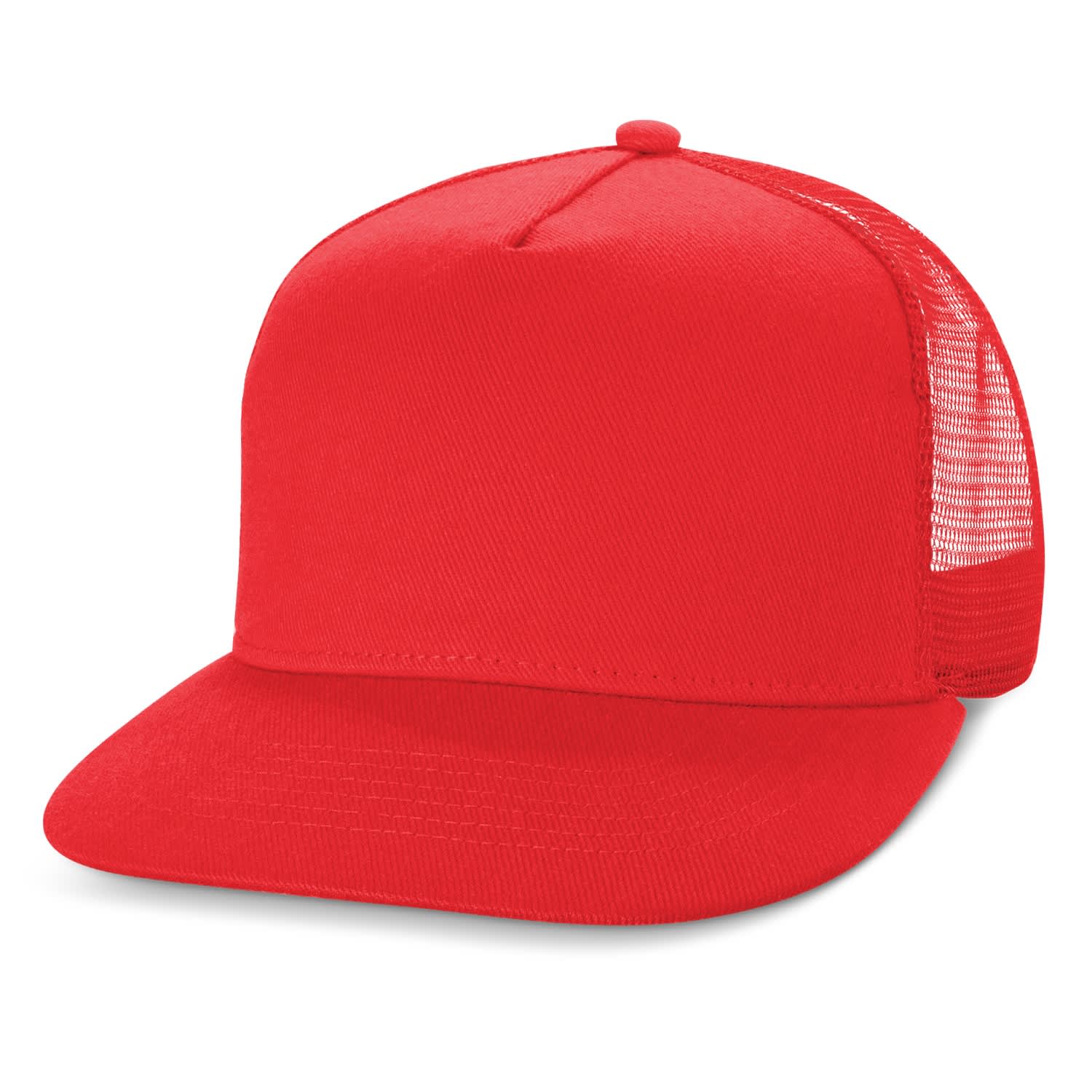 Impala Flat Peak Mesh Cap - 114242 Image Red