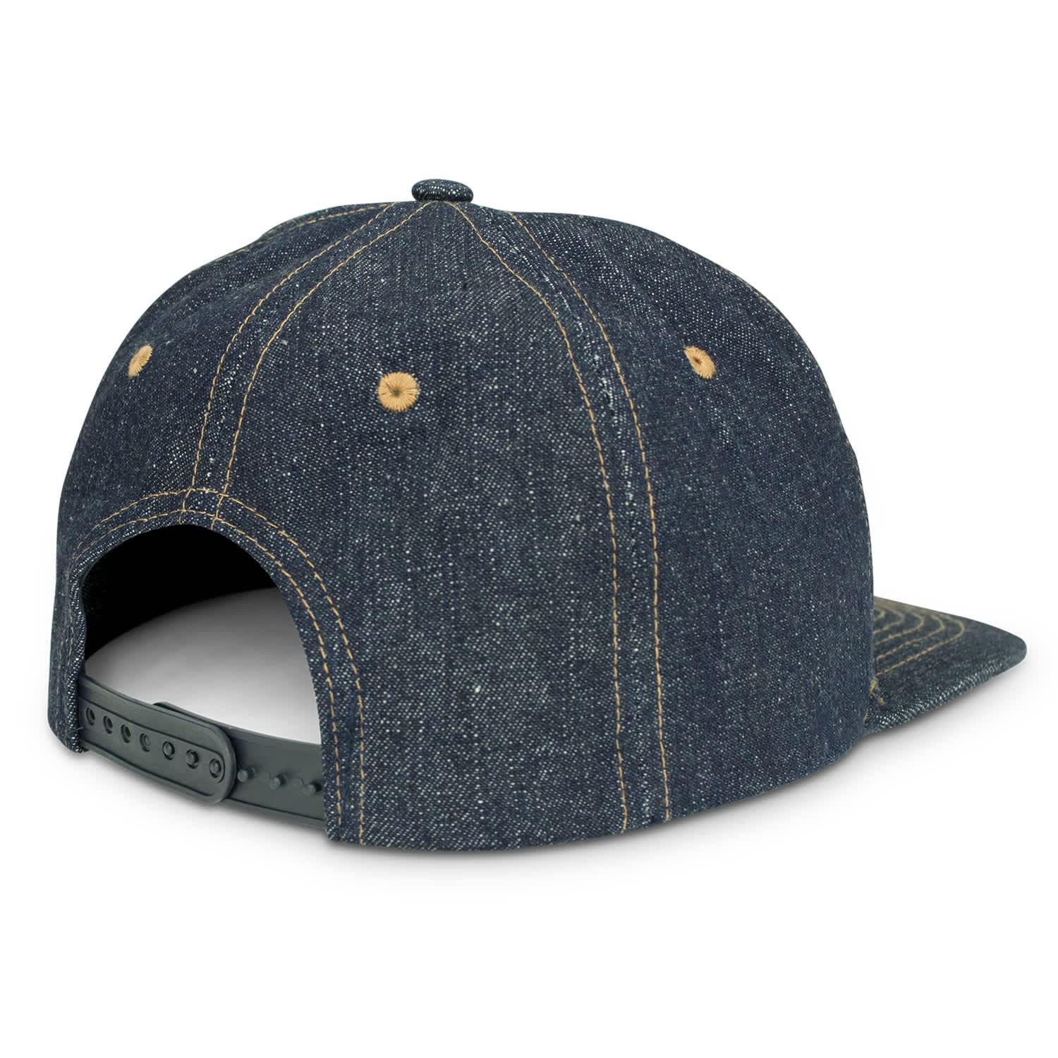Denim Flat Peak Cap - image 3