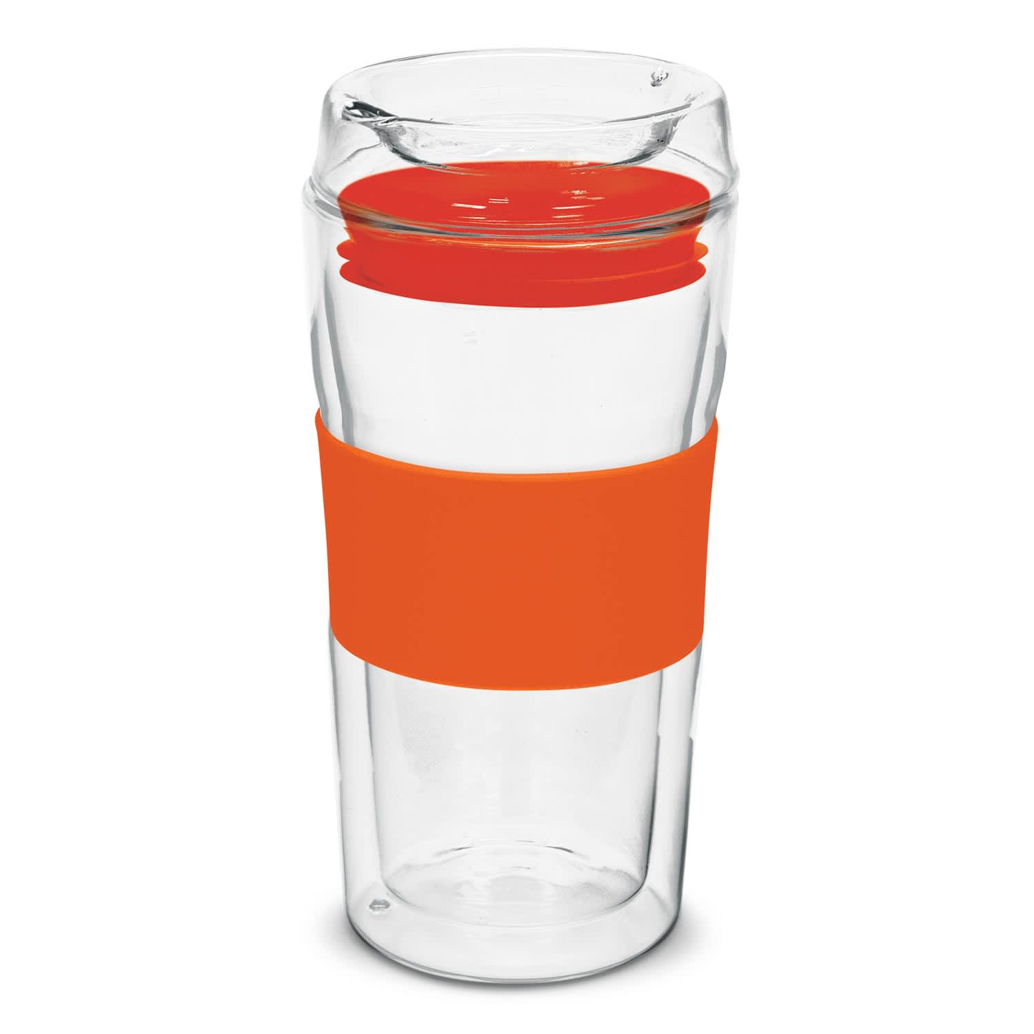 Divino Double Wall Glass Cup - 114338 Image Red