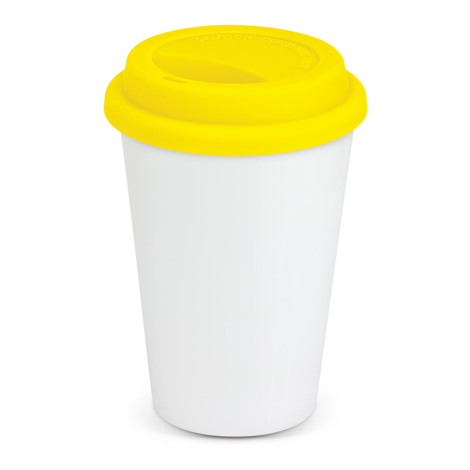 Aztec Double Wall Coffee Cup - 115062 Image Yellow