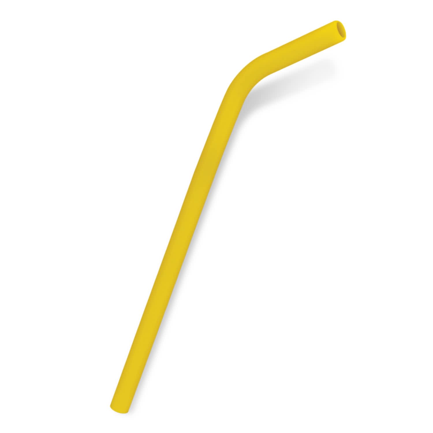 Silicone Straw - 115163 Image Yellow