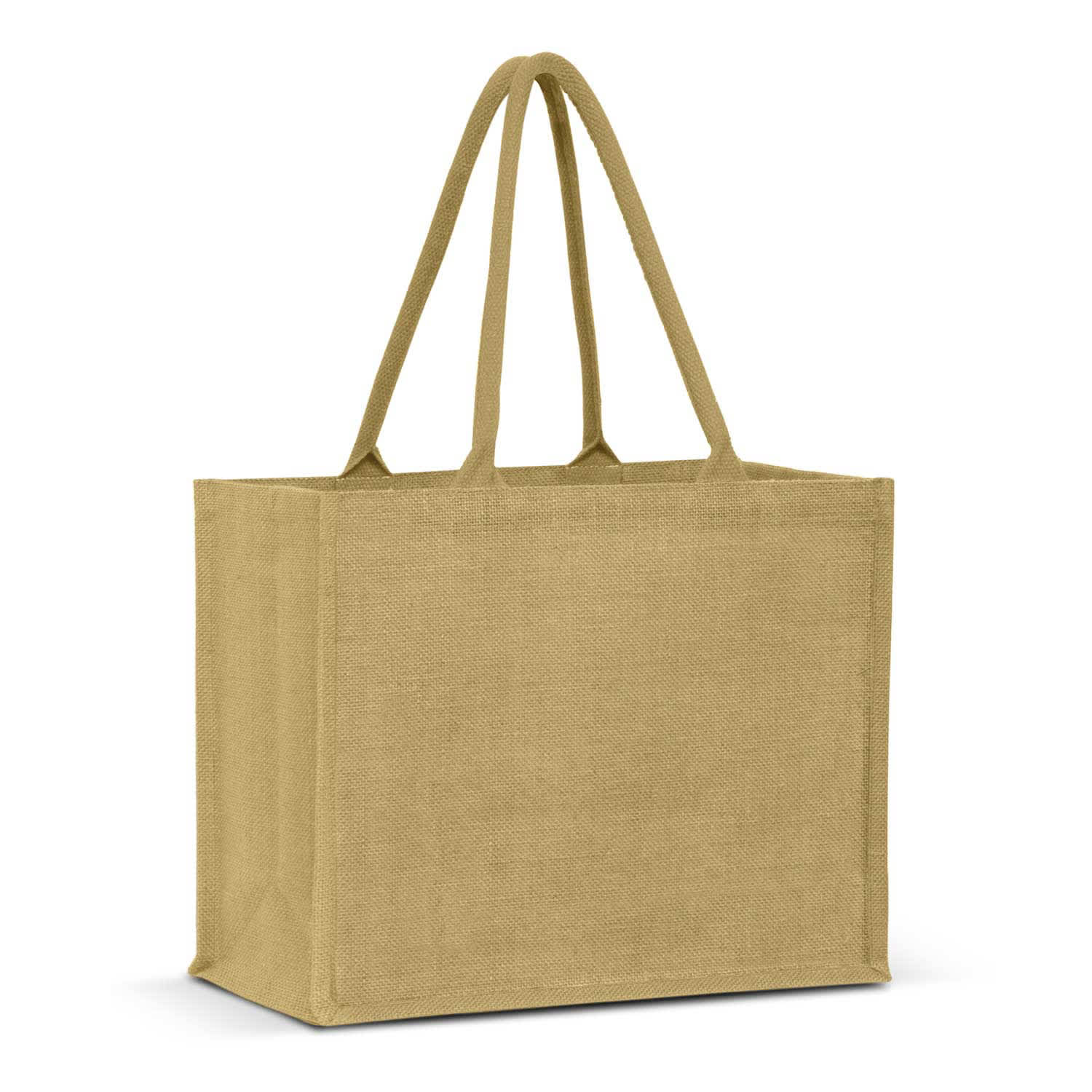 Torino Jute Tote Bag - Colour Match - 115325 Image Natural