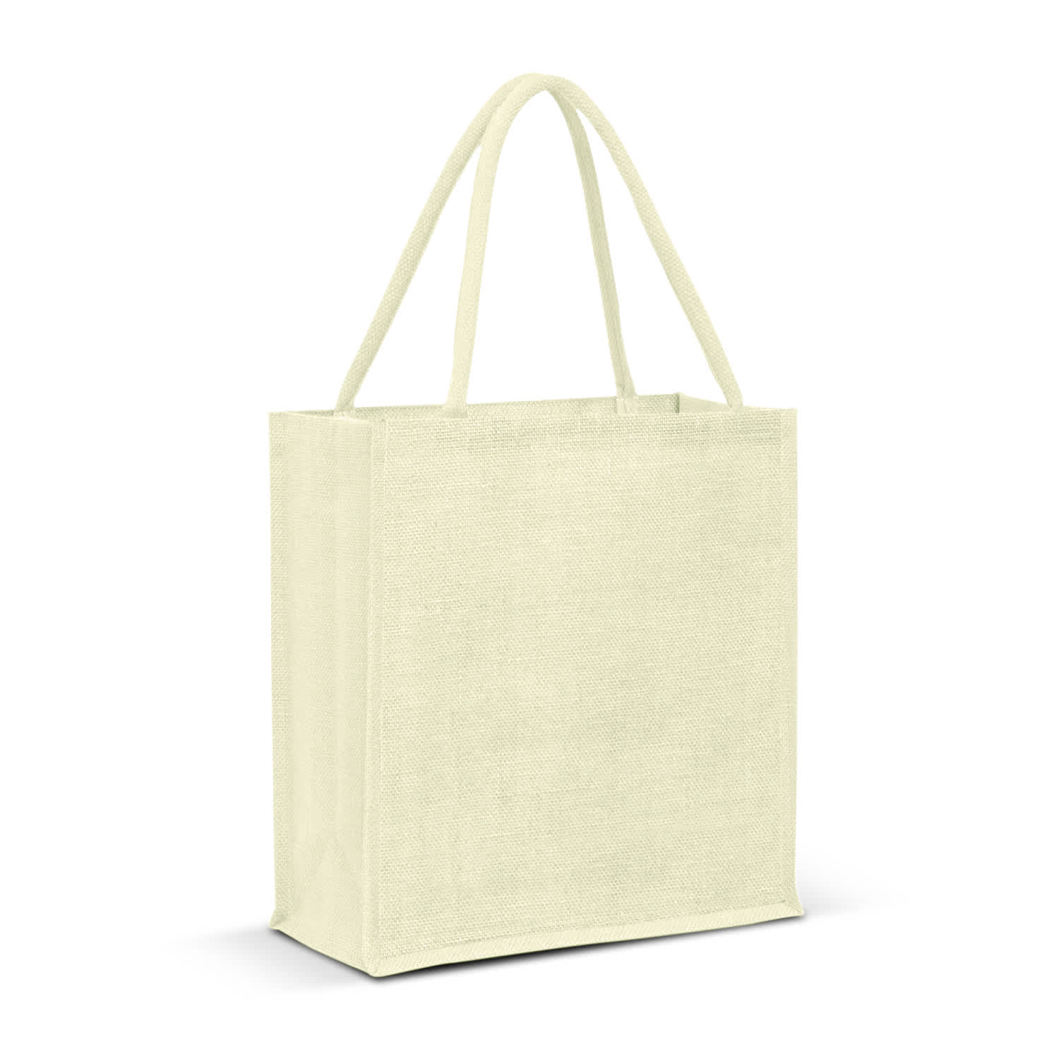 Lanza Jute Tote Bag - Colour Match - 115326 Image White