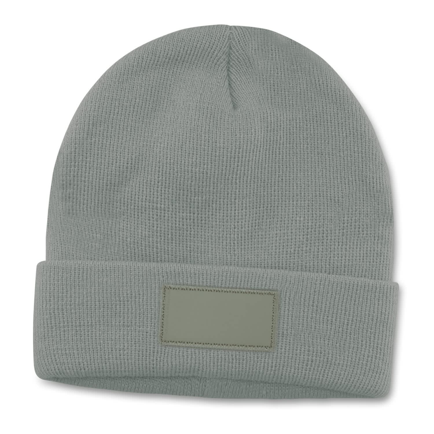 Everest Beanie with Patch - 115716 Image Light Grey