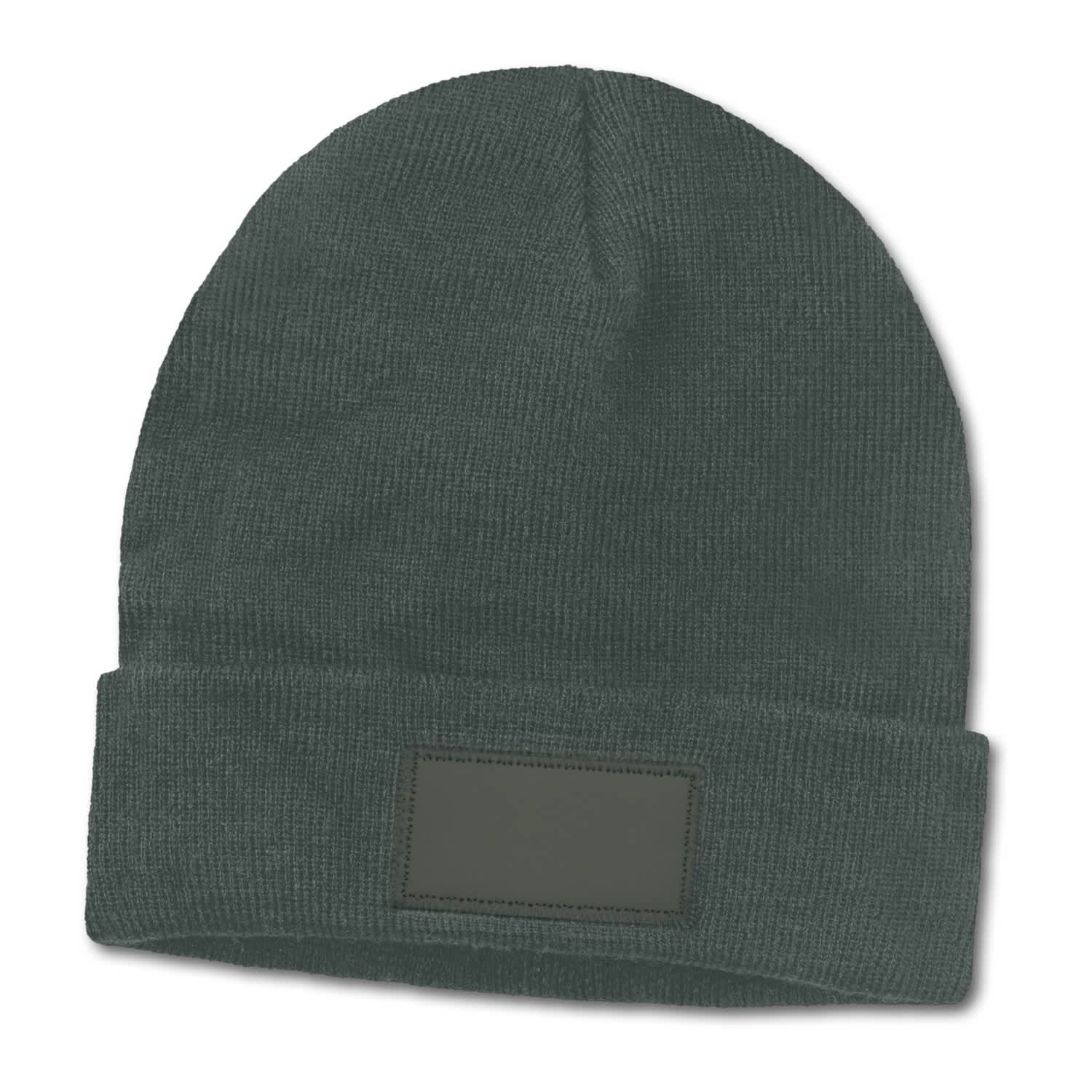 Everest Beanie with Patch - 115716 Image Dark Grey