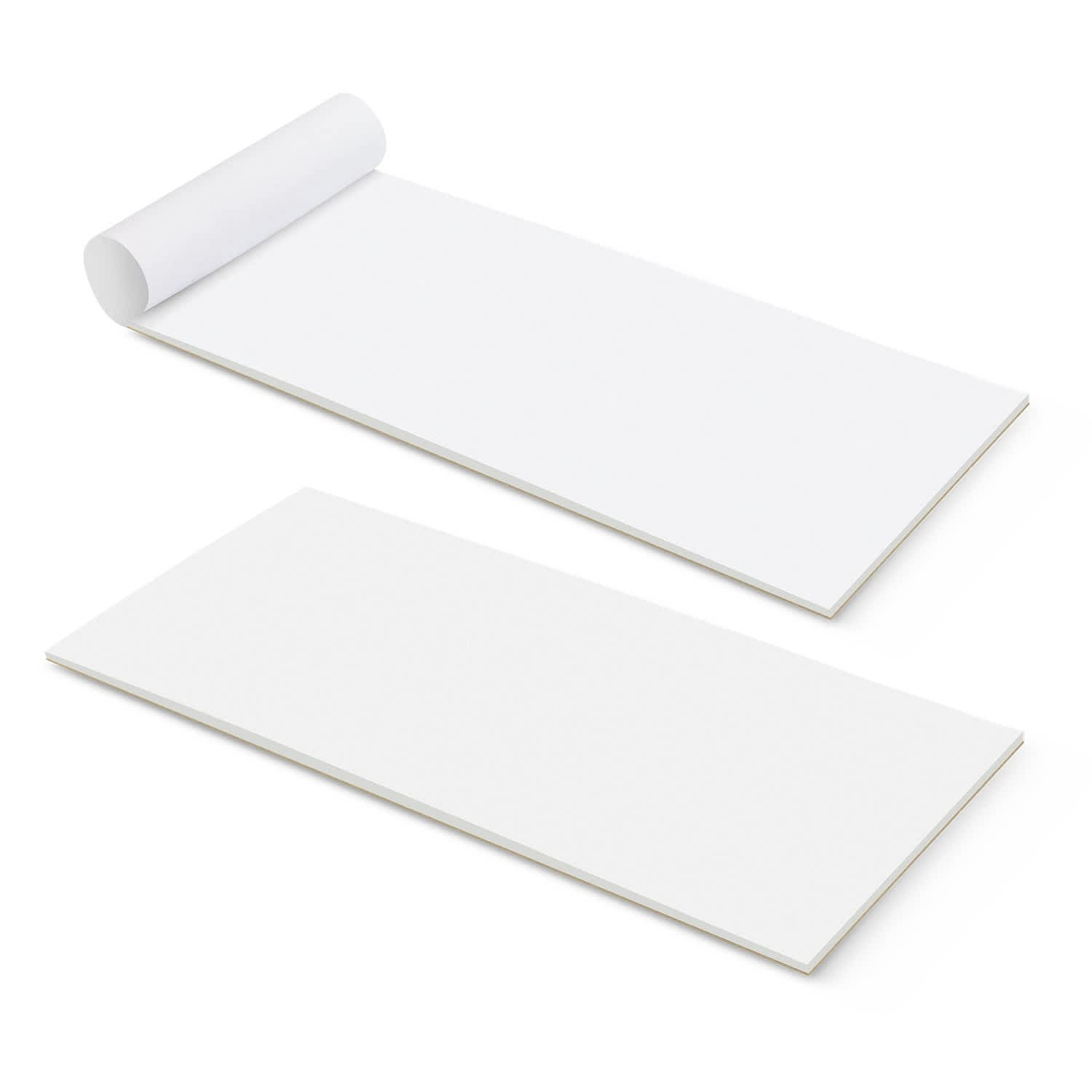 DLE Vertical Note Pad - 25 Leaves - 115831 Image White