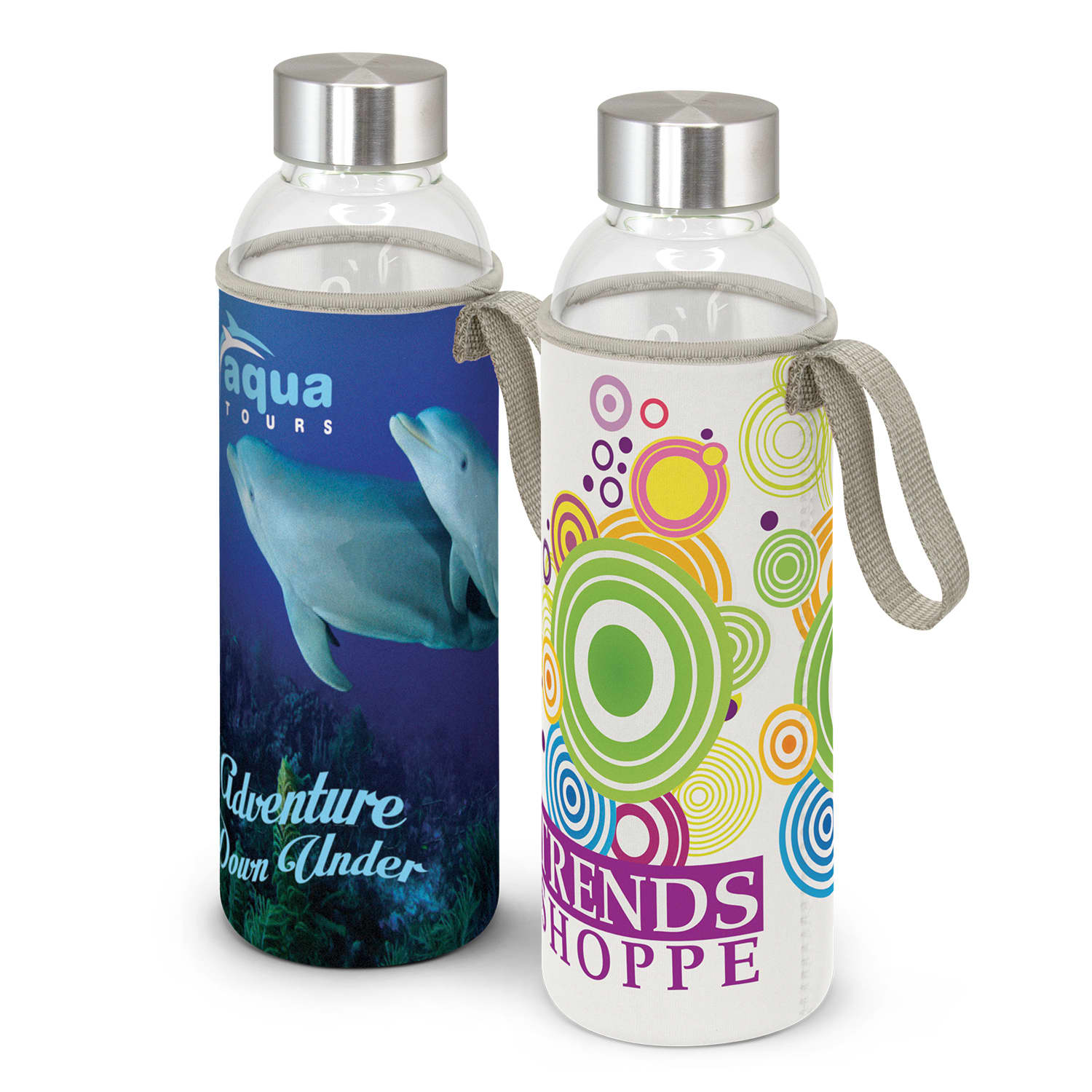 Venus Glass Bottle - Full Colour | Branded Bottle | Printed Bottle NZ | Trends Collection | Withers & Co