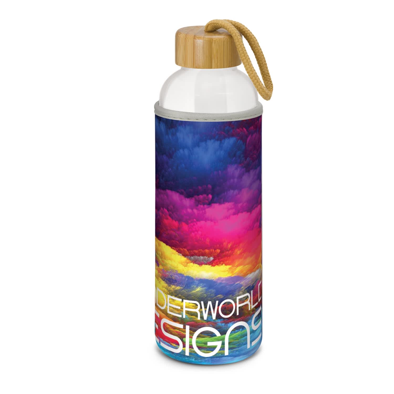 Eden Glass Bottle - Full Colour | Branded Bottle | Printed Bottle NZ | Trends Collection | Withers & Co