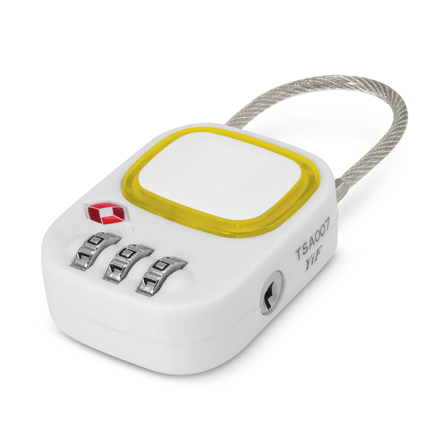 Zodiac TSA Lock - 116039 Image Yellow