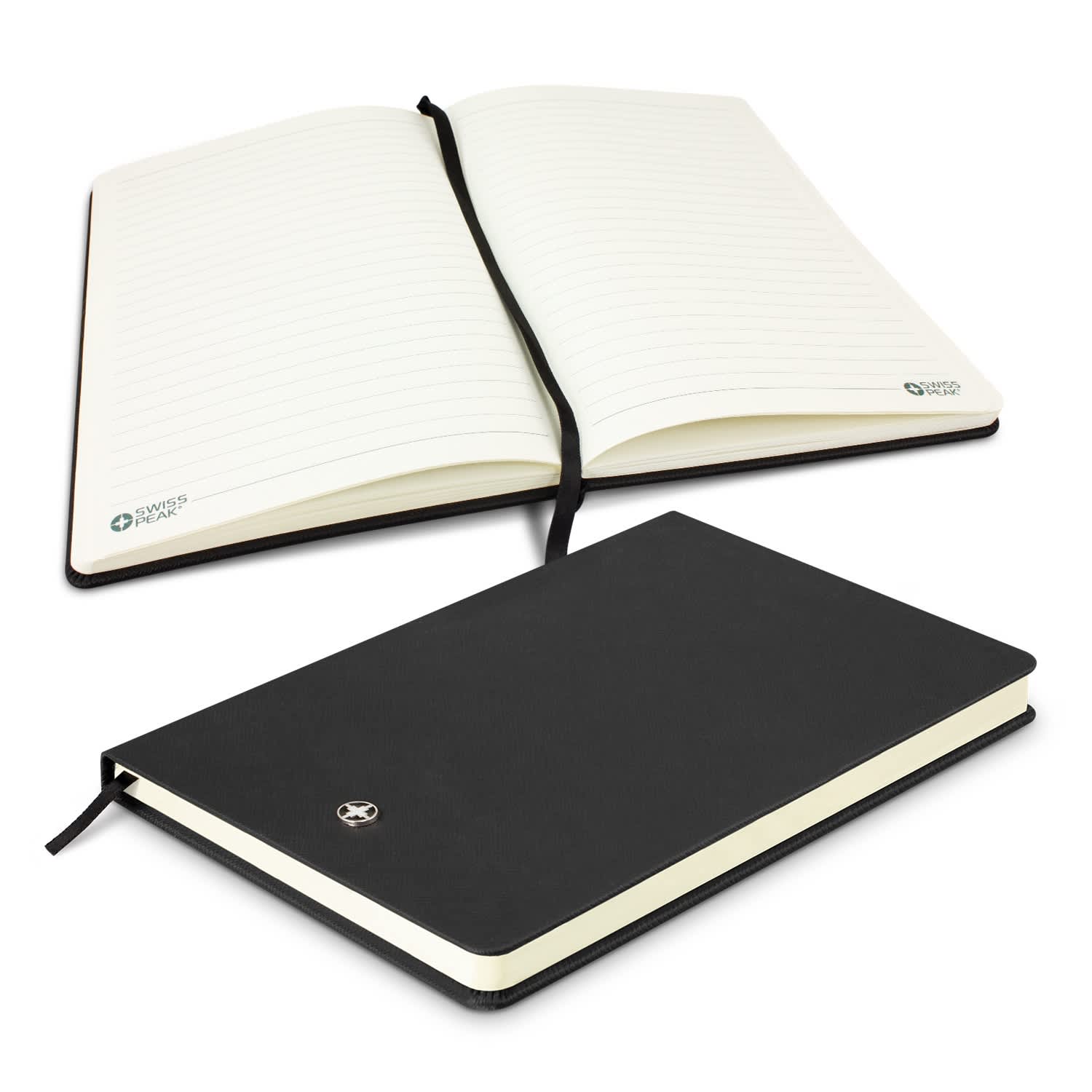 Swiss Peak Heritage A5 Notebook - 116492 Image Black
