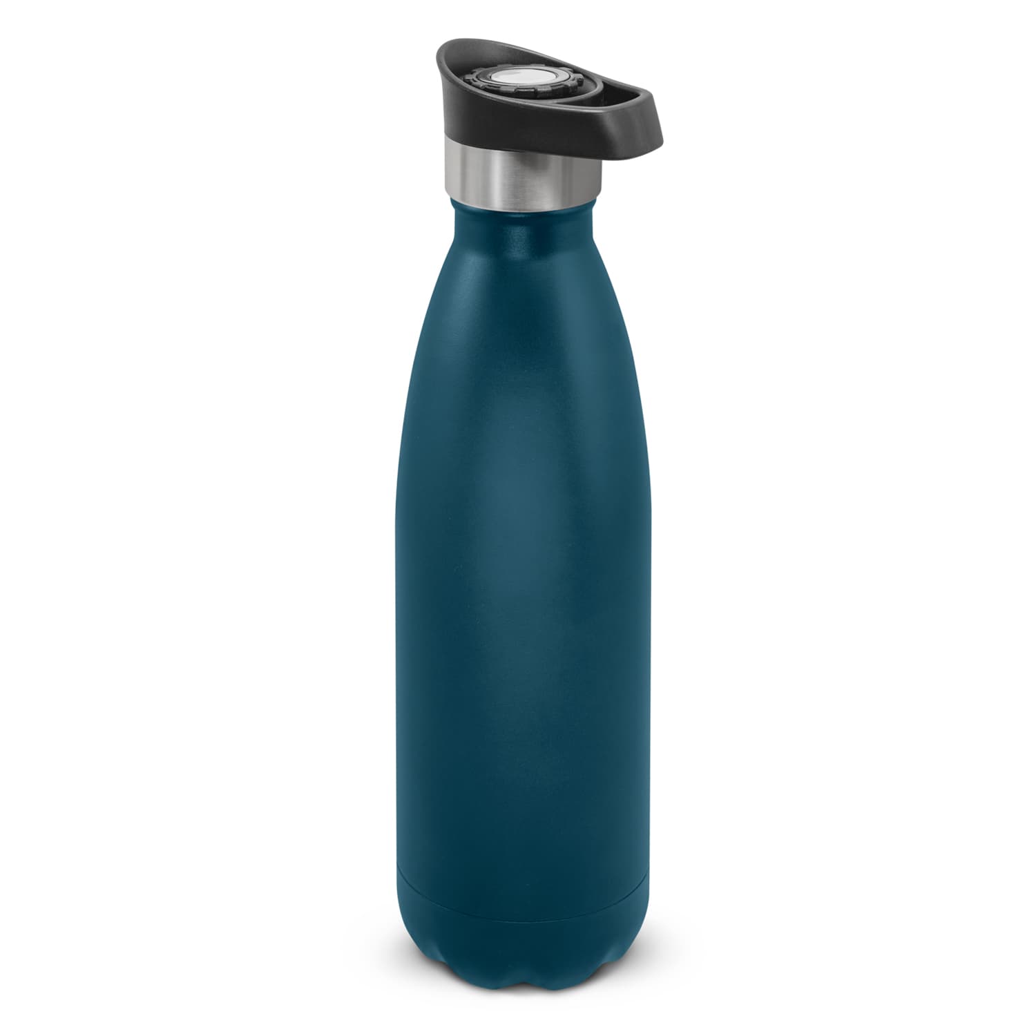 Mirage Powder Coated Vacuum Bottle - Push Button Lid - 116525 Image Navy