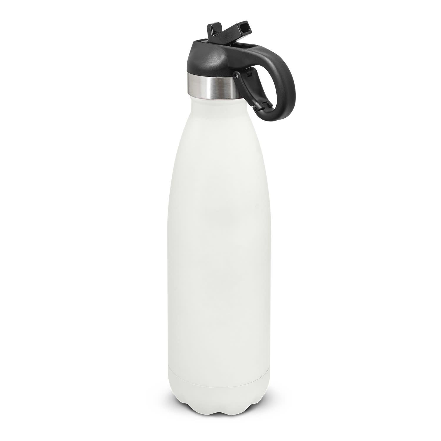 Mirage Powder Coated Vacuum Bottle - Flip Lid - 116526 Image White