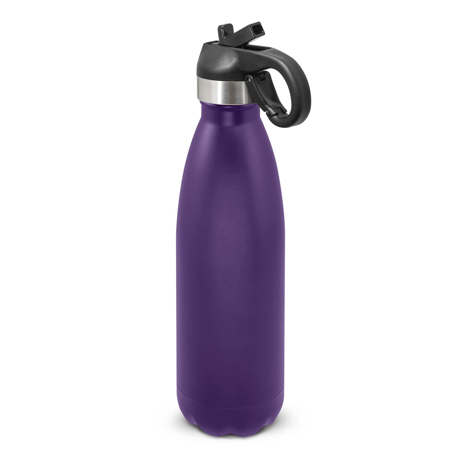 Mirage Powder Coated Vacuum Bottle - Flip Lid - 116526 Image Purple