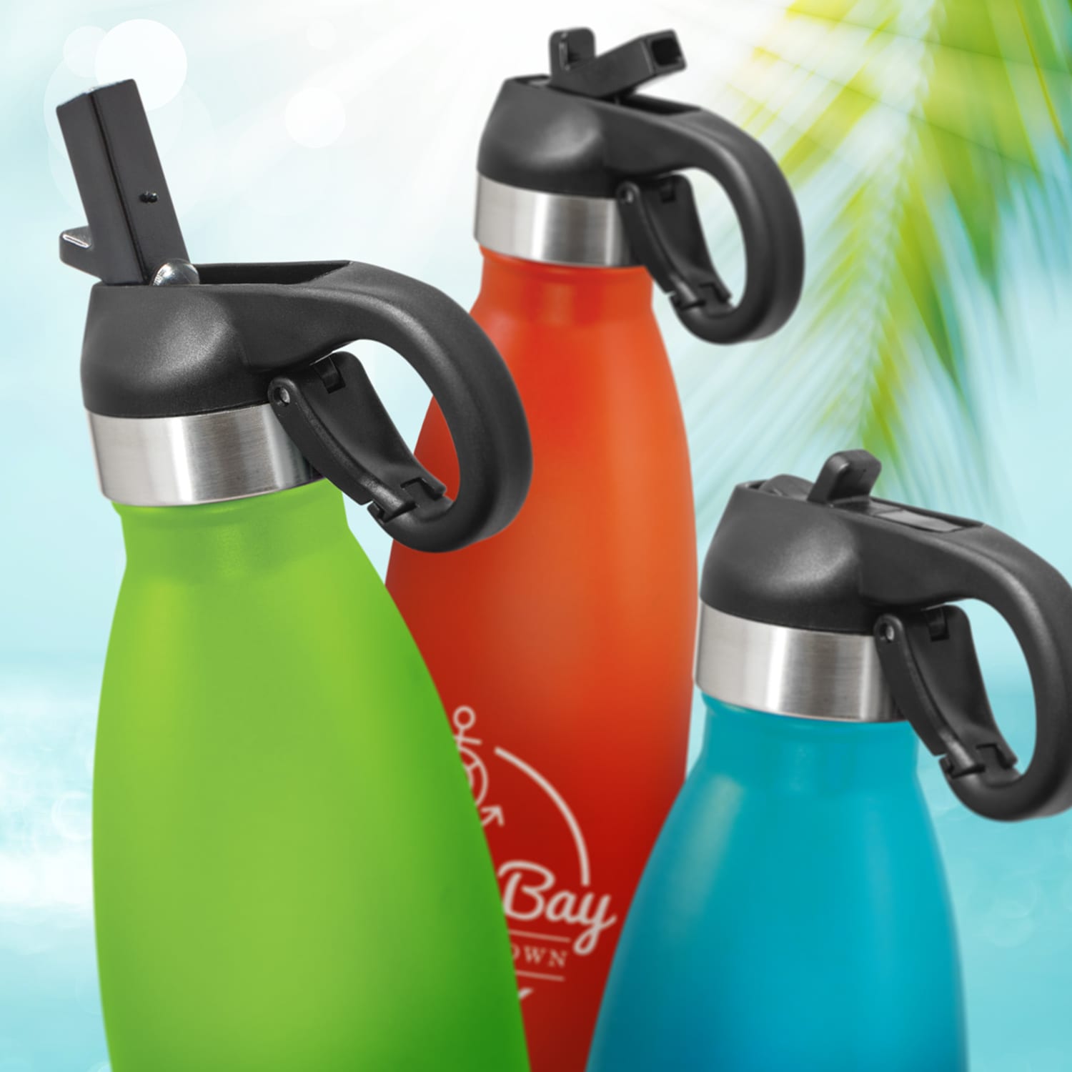 Mirage Powder Coated Vacuum Bottle - Flip Lid - 116526 Image 