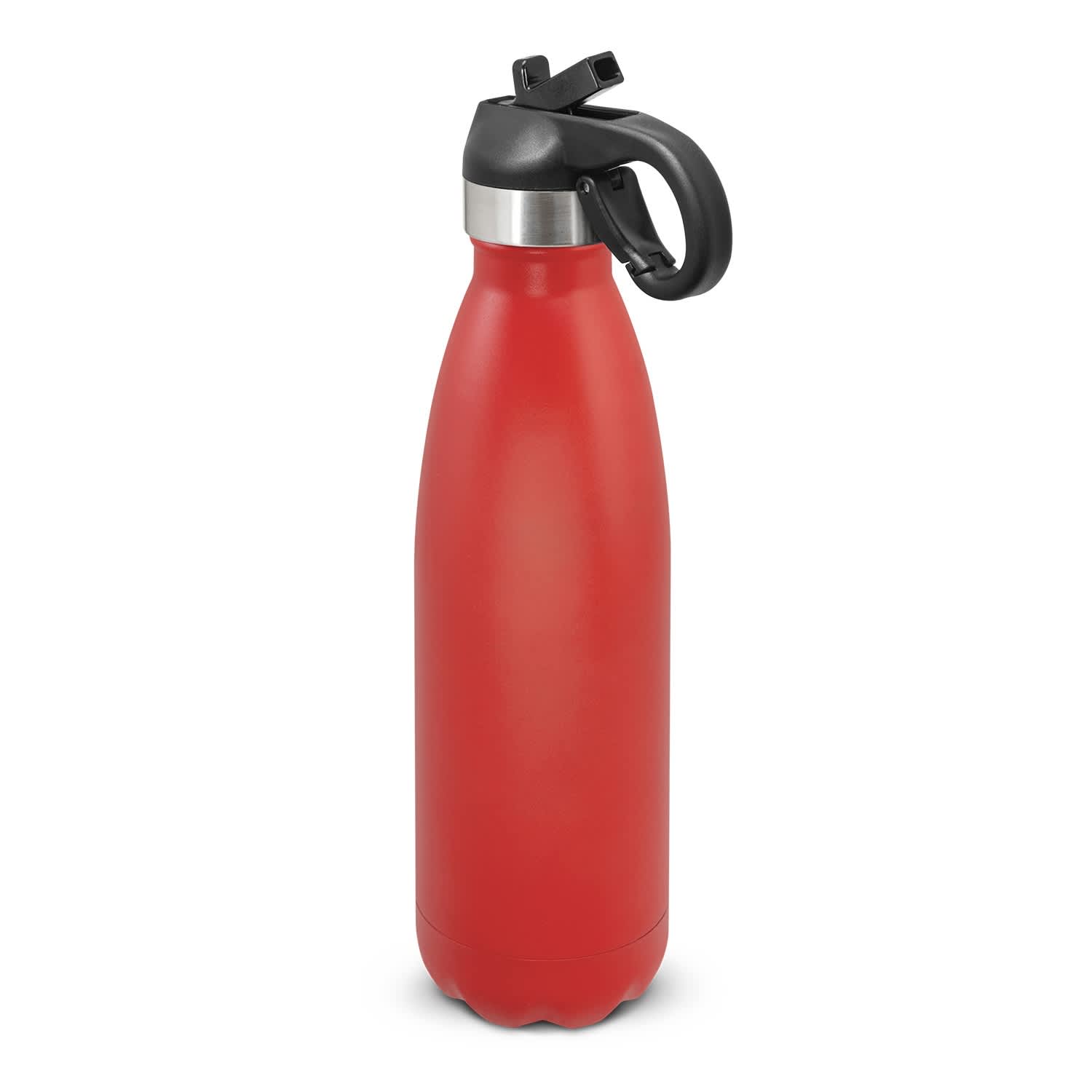 Mirage Powder Coated Vacuum Bottle - Flip Lid - 116526 Image Red