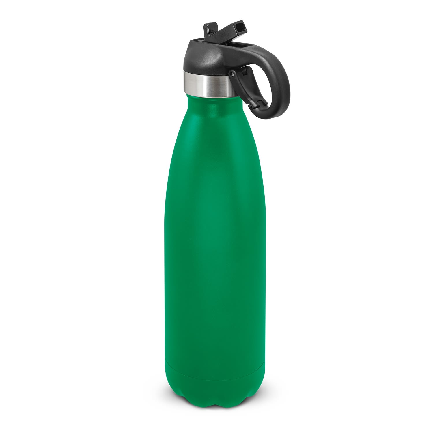Mirage Powder Coated Vacuum Bottle - Flip Lid - 116526 Image Kelly Green