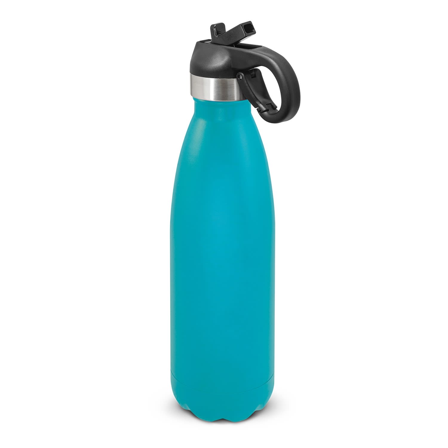 Mirage Powder Coated Vacuum Bottle - Flip Lid - 116526 Image Light Blue