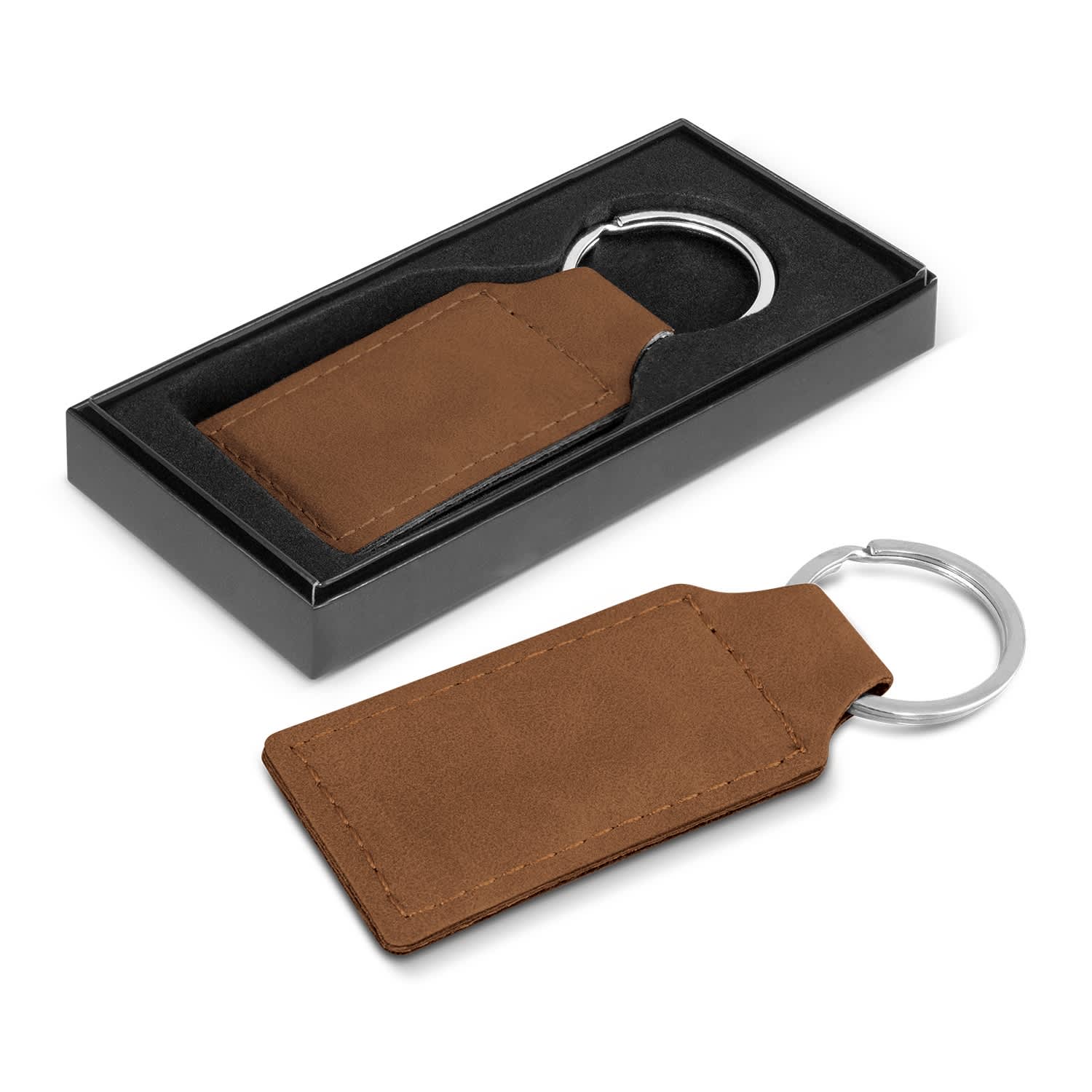 Ashton Key Ring - 116580 Image Tan Brown