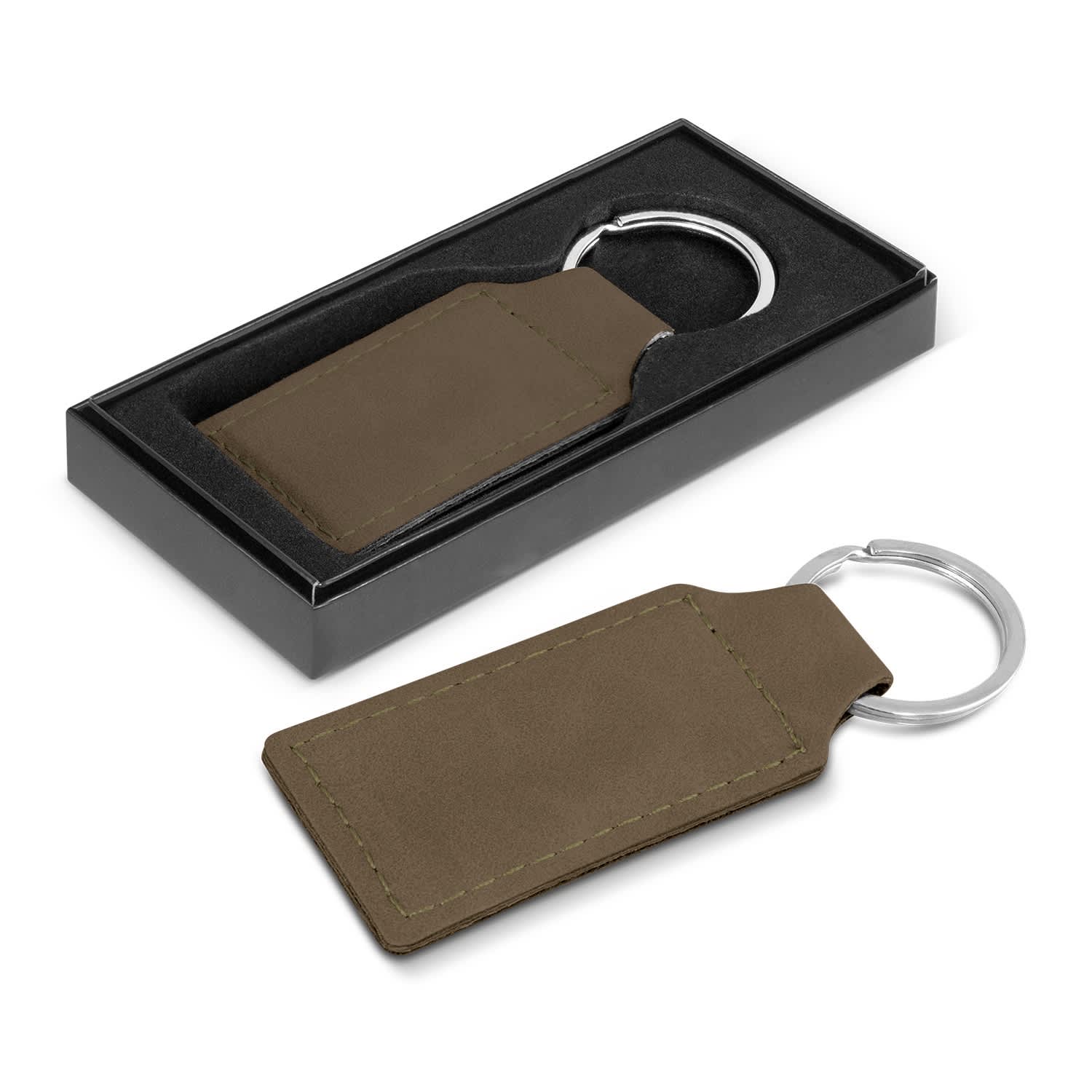 Ashton Key Ring - 116580 Image Dark Brown