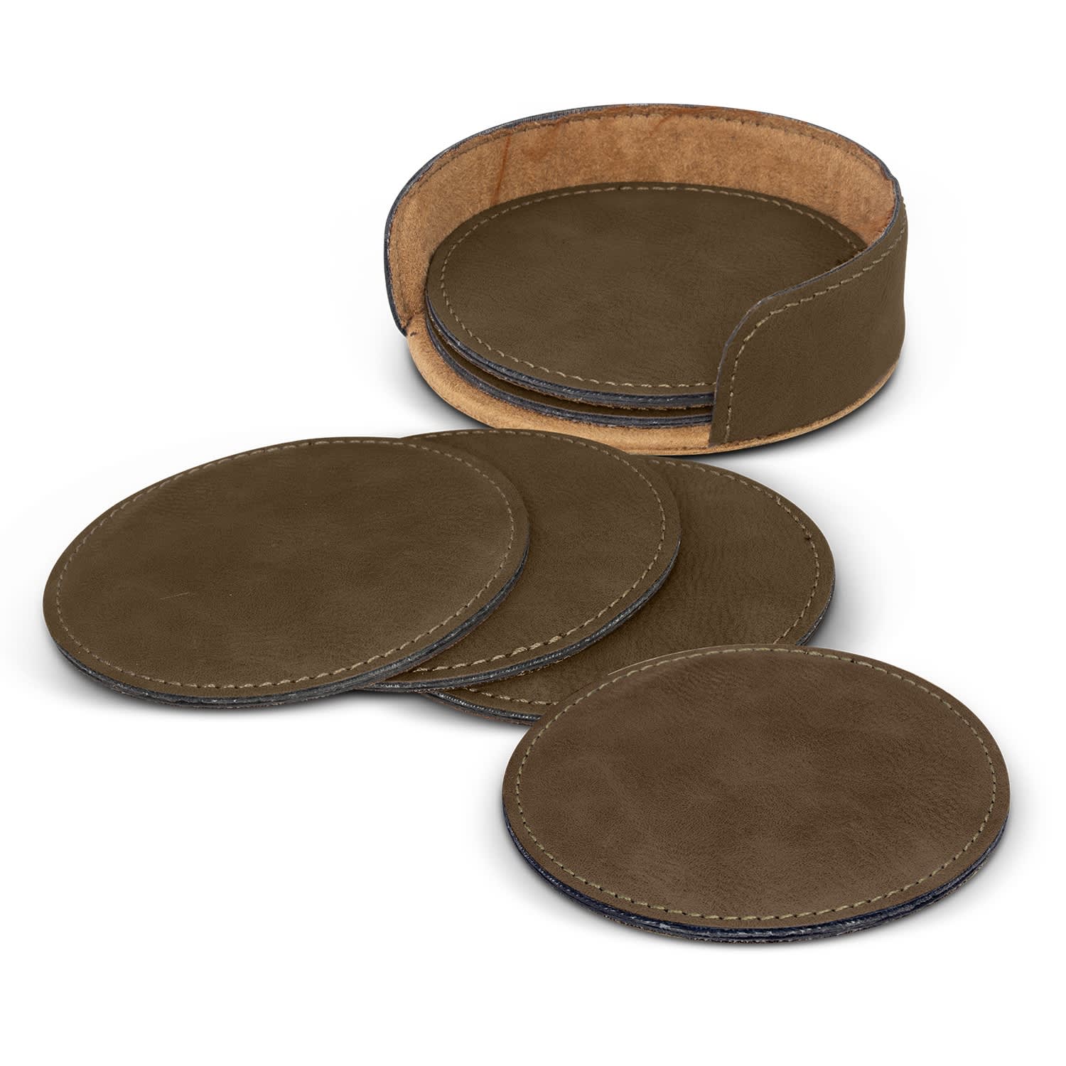 Sirocco Coaster Set of 6 - 116581 Image Dark Brown