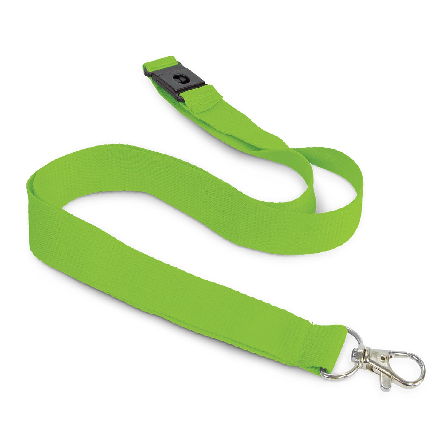 Cotton Lanyard - 116609 Image Bright Green