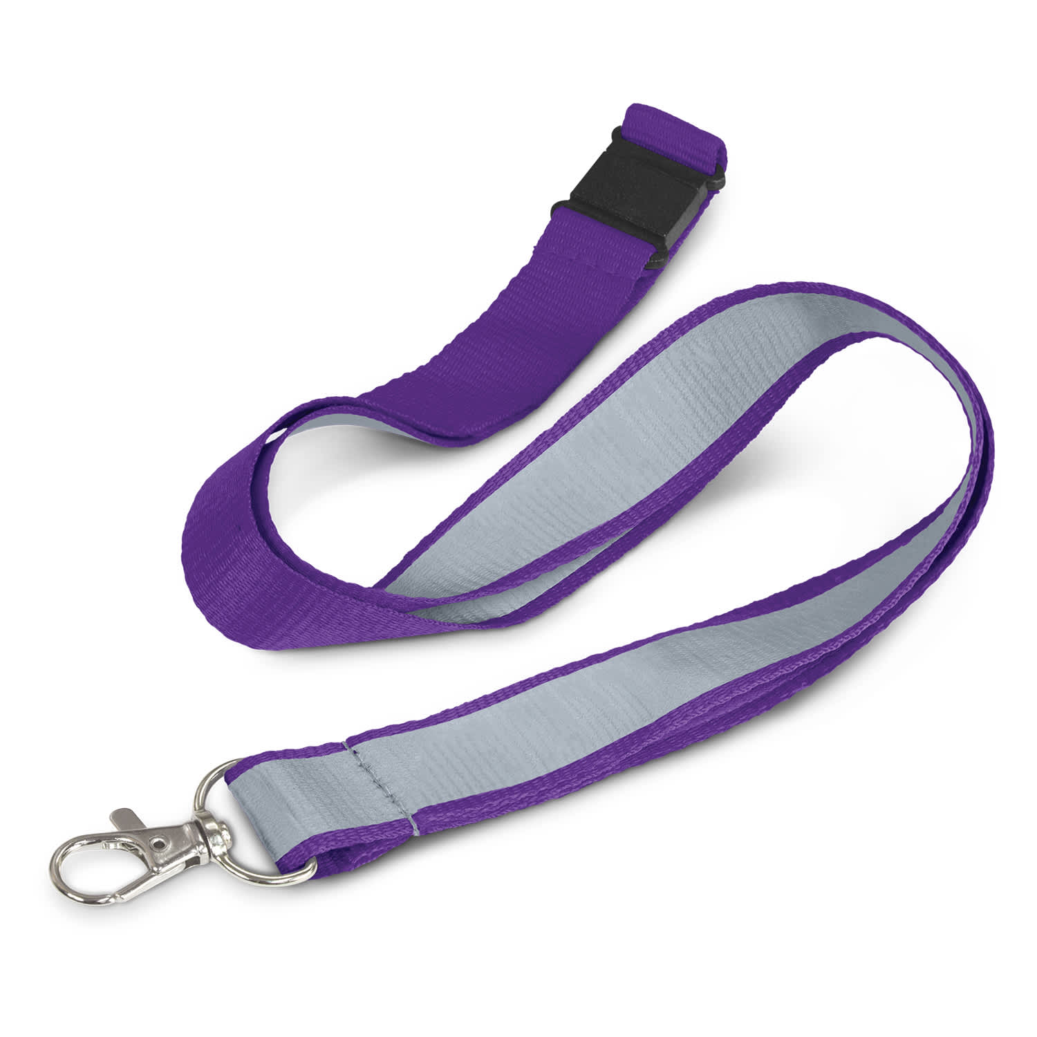 Reflector Lanyard - 116610 Image Purple