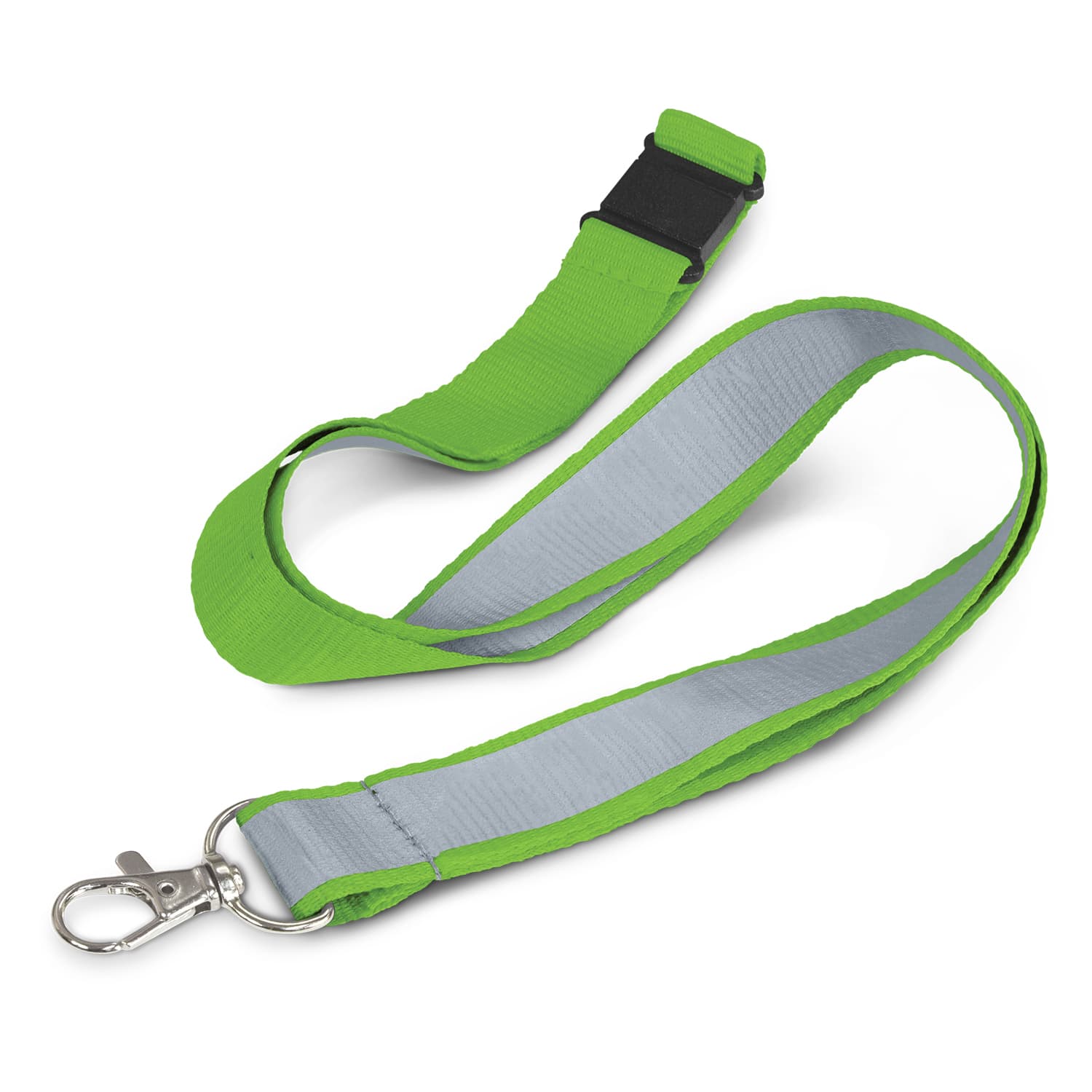 Reflector Lanyard - 116610 Image Bright Green