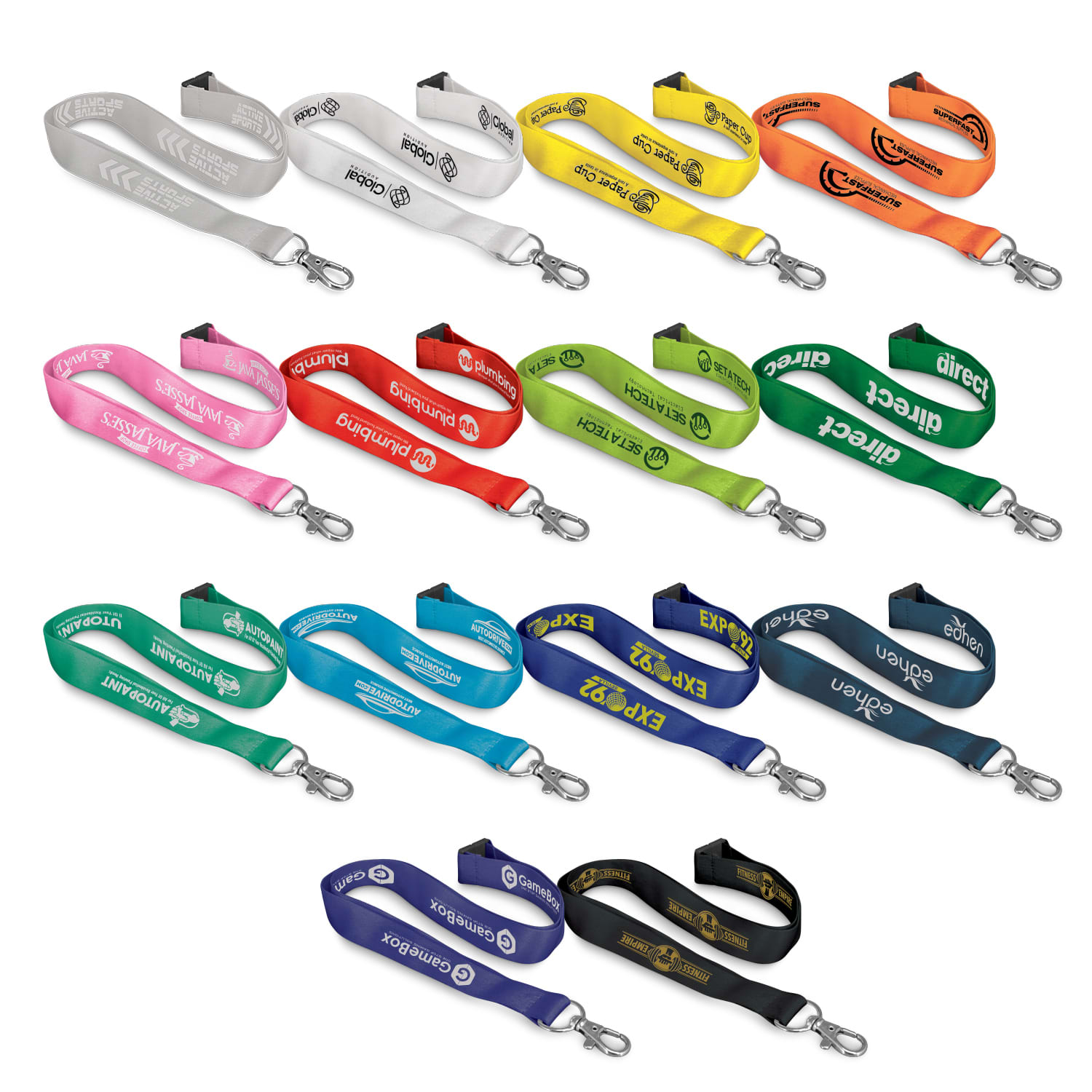 Soft Touch Logo Lanyard - 116611 Image